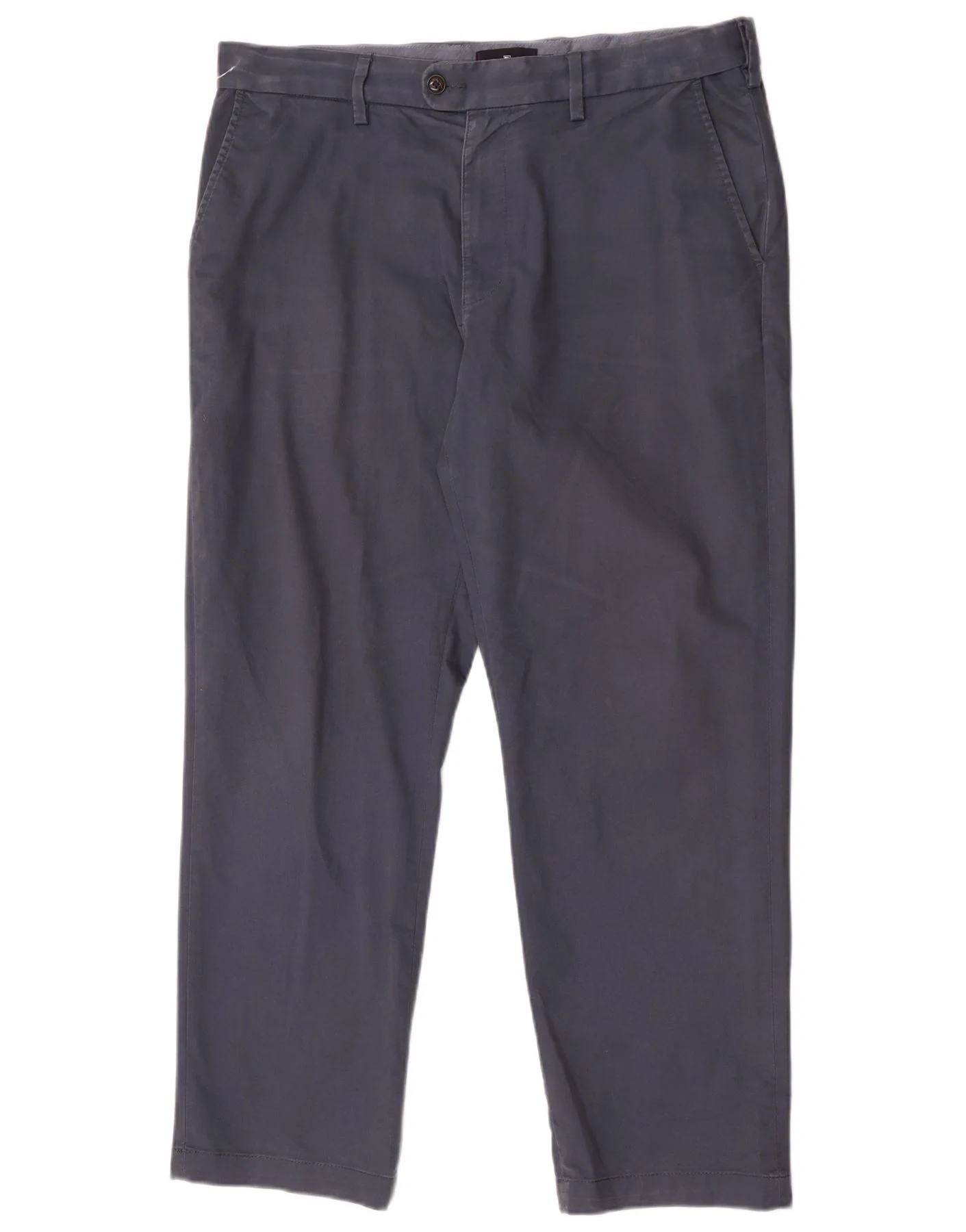 Marks & Spencer Mens Blue Harbour Straight Suit Trousers W36 L29 Navy