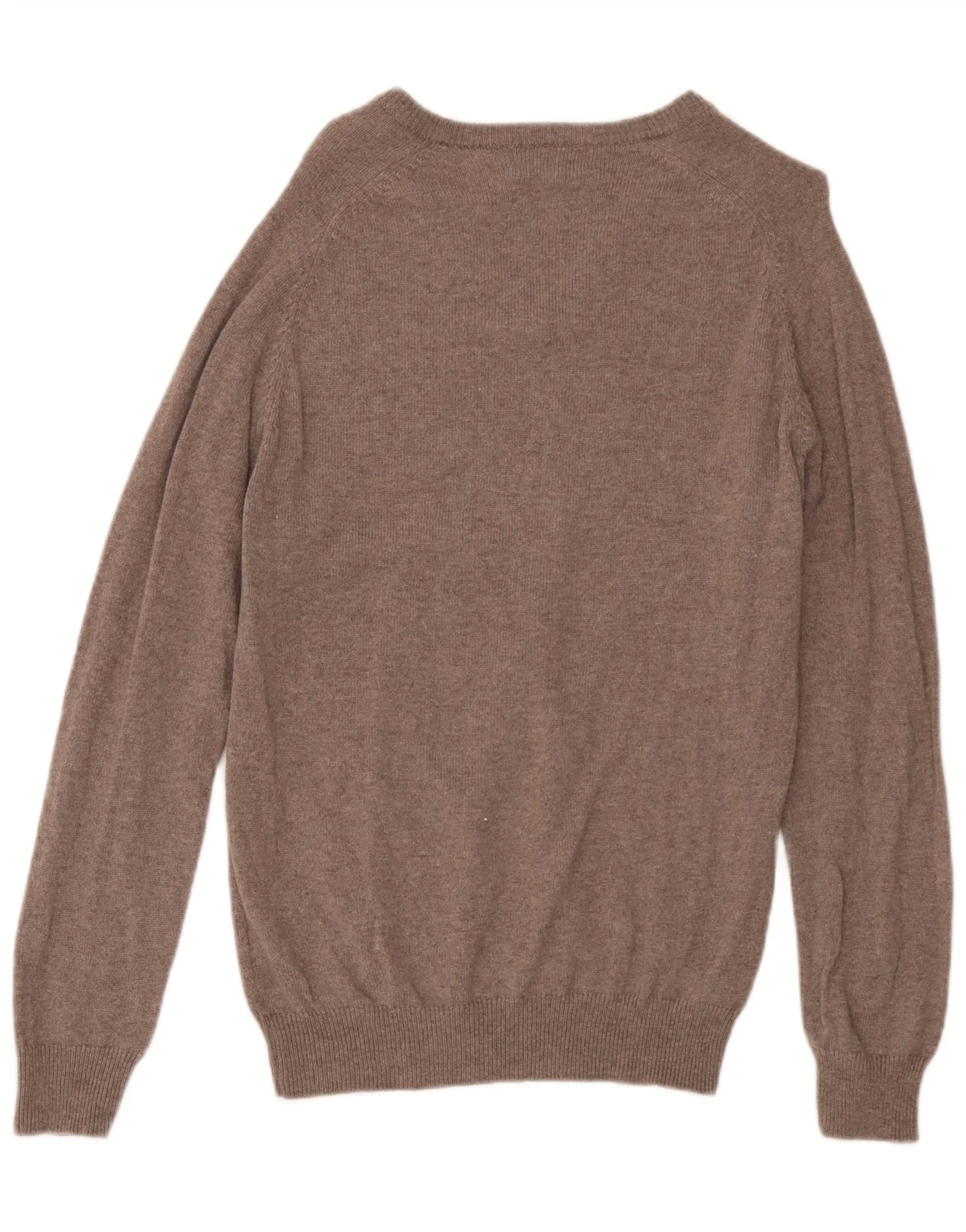 Marks & Spencer Mens Blue Harbour V-Neck Jumper Sweater Small Grey - Image 2