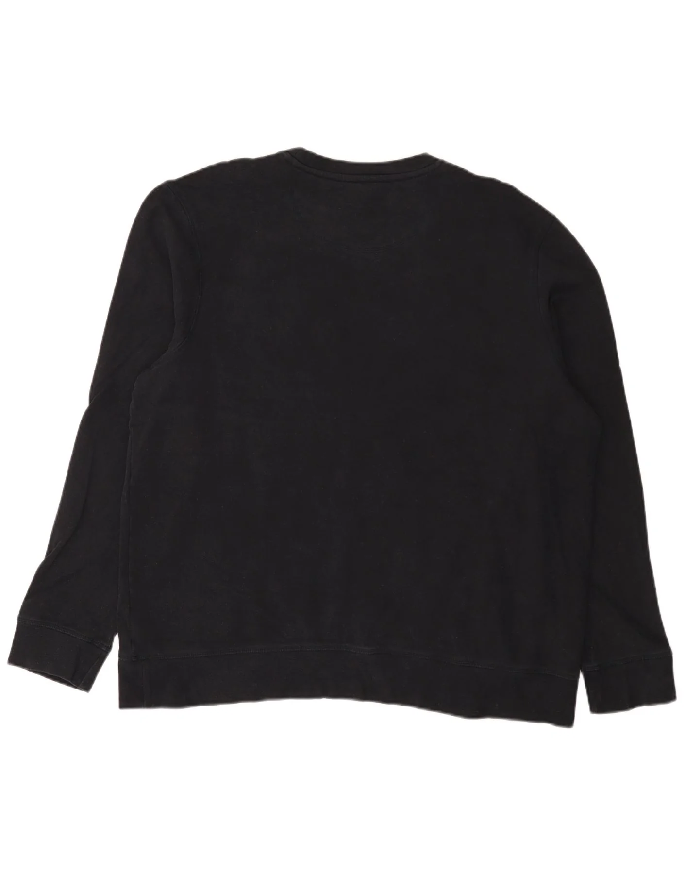 Marks & Spencer Mens Regular Fit Sweatshirt Jumper 2XL Navy Blue Cotton - Image 2