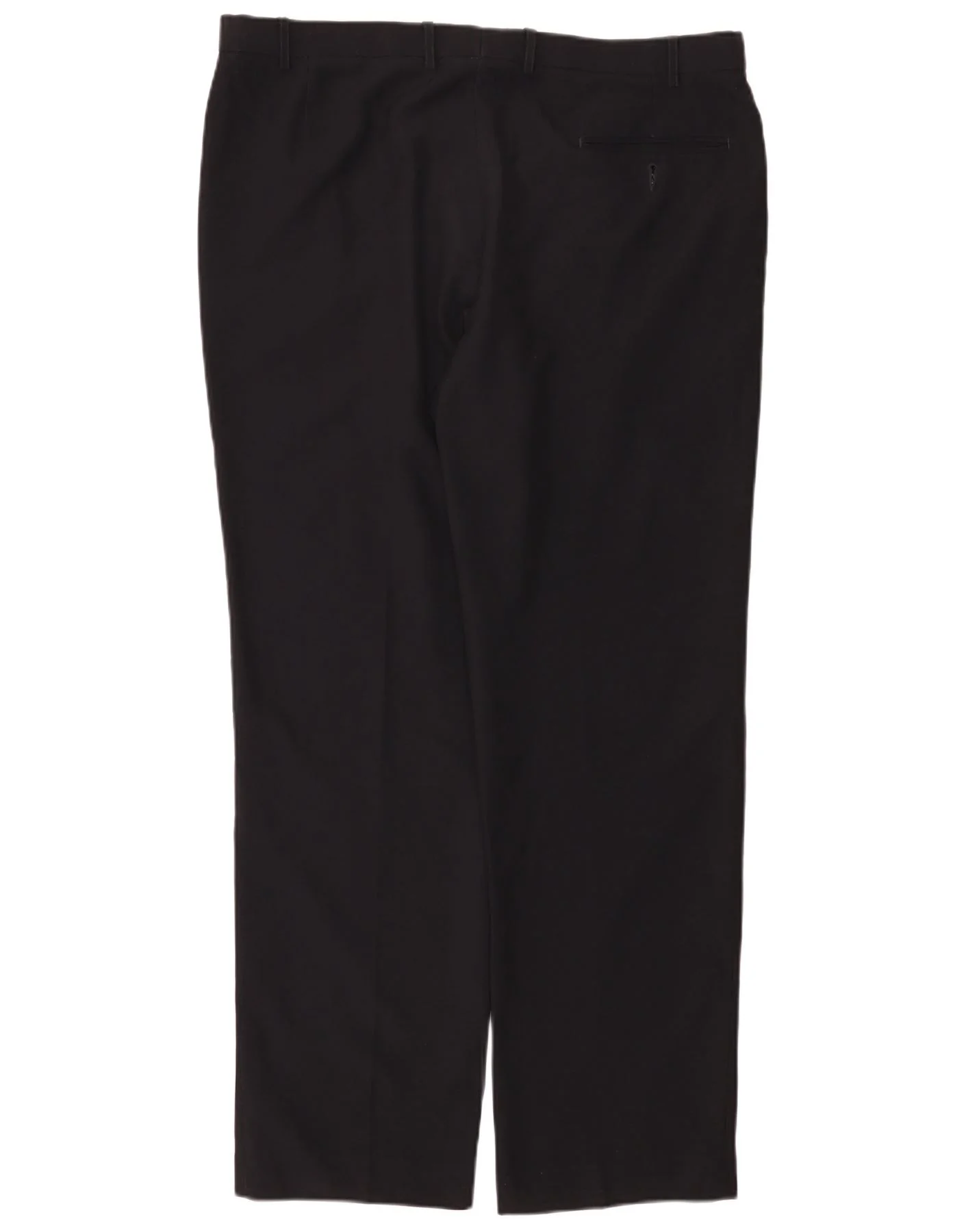 Marks & Spencer Mens Straight Regular Fit Suit Trousers W40 L33 Navy Blue - Image 2