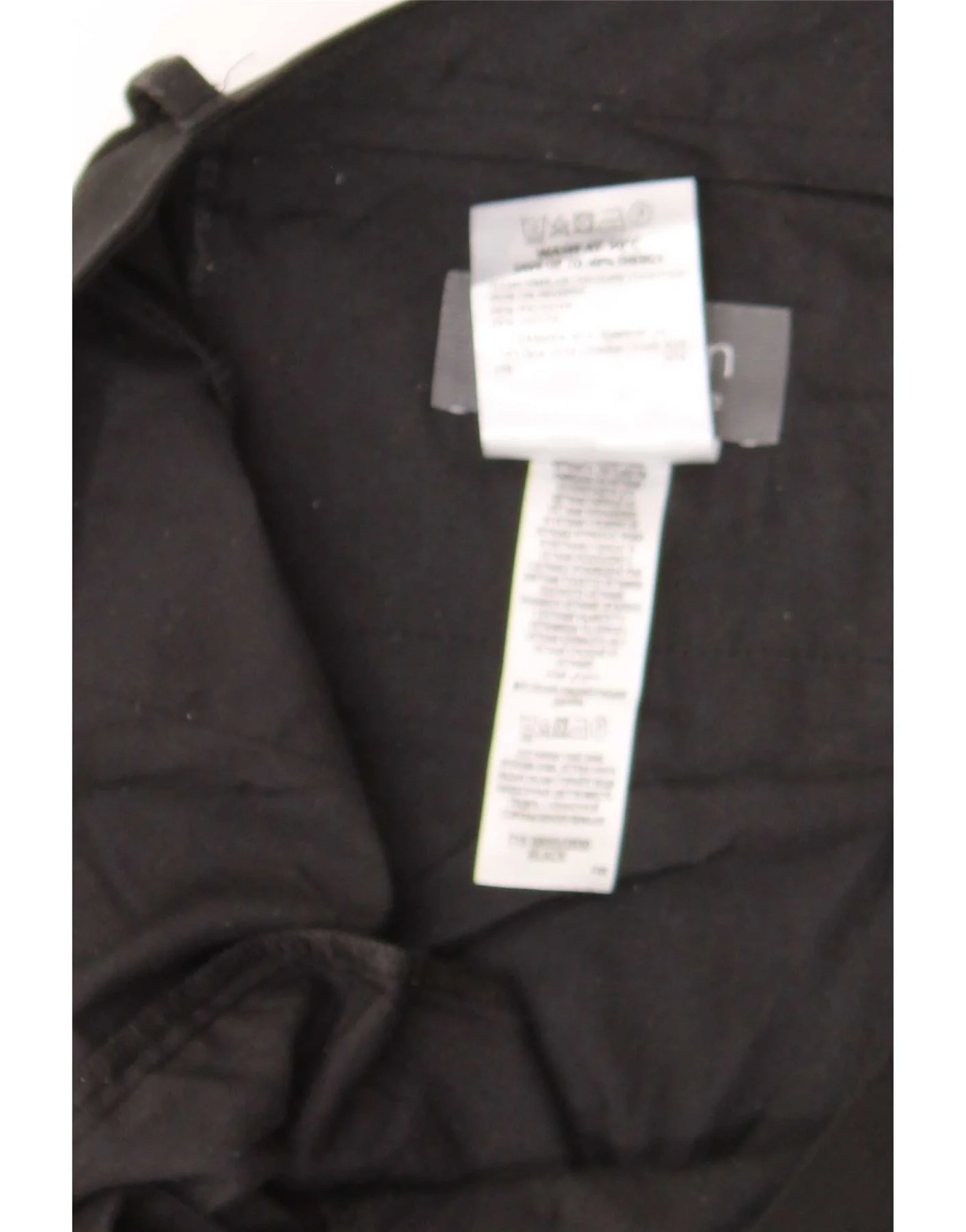 Marks & Spencer Mens Straight Suit Trousers W39 L31 Black Polyester - Image 3