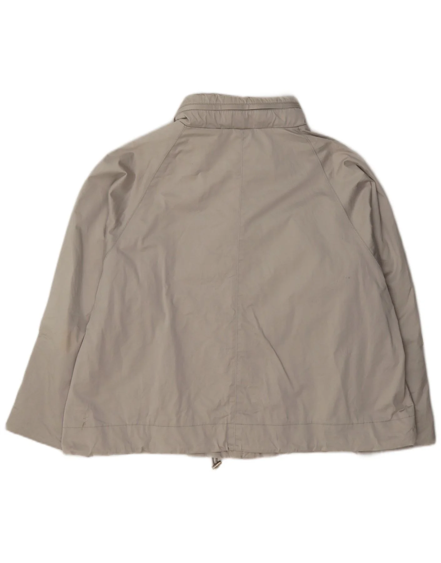 Marks & Spencer Womens Autograph Windbreaker Jacket UK 16 Large Silver - Image 2