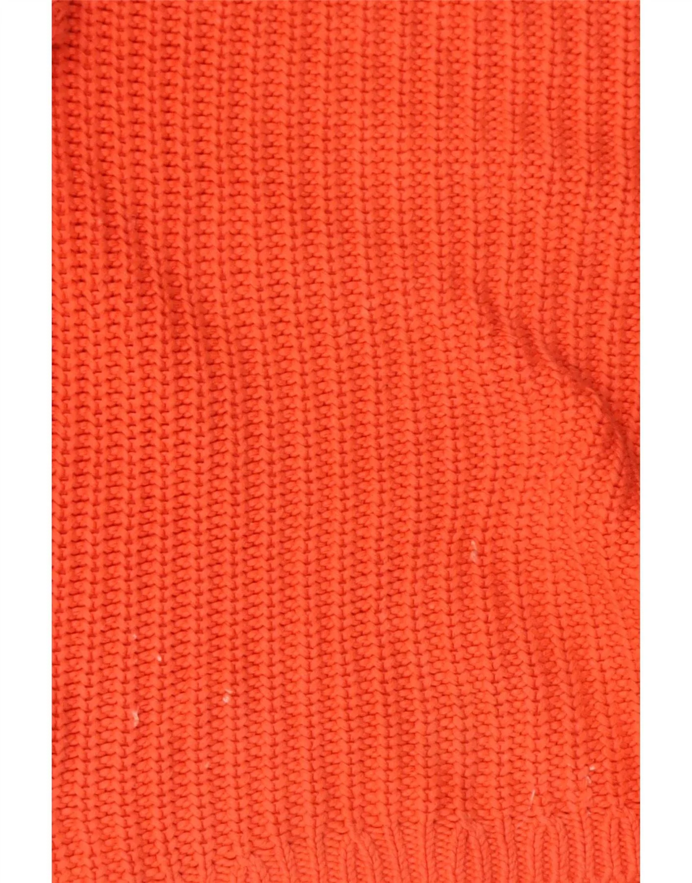 Marks & Spencer Womens Boat Neck Jumper Sweater UK 12 Medium Orange - Image 3