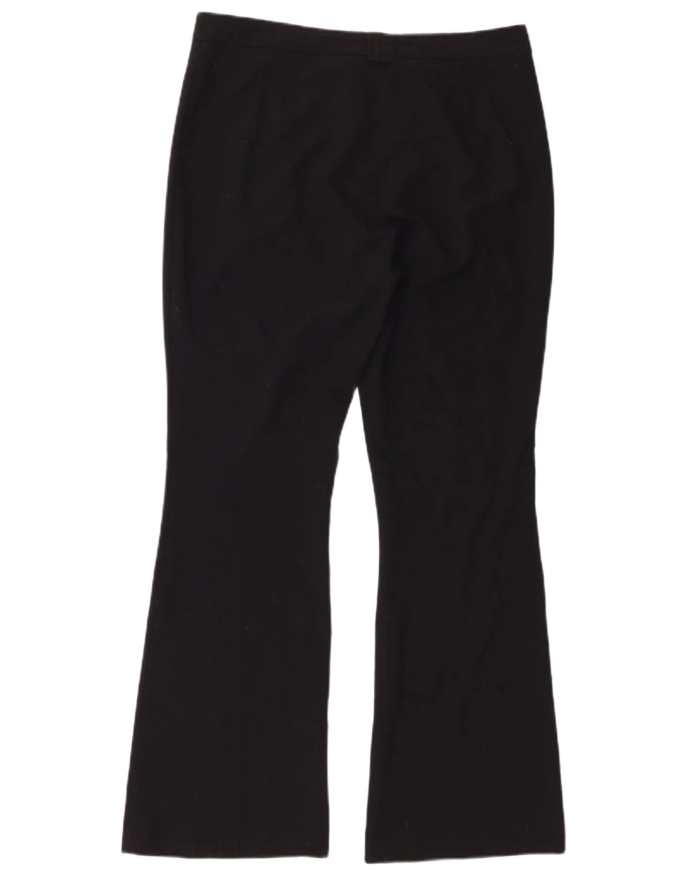 Marks & Spencer Womens Bootcut Suit Trousers UK 12 Medium W32 L30 Black - Image 2