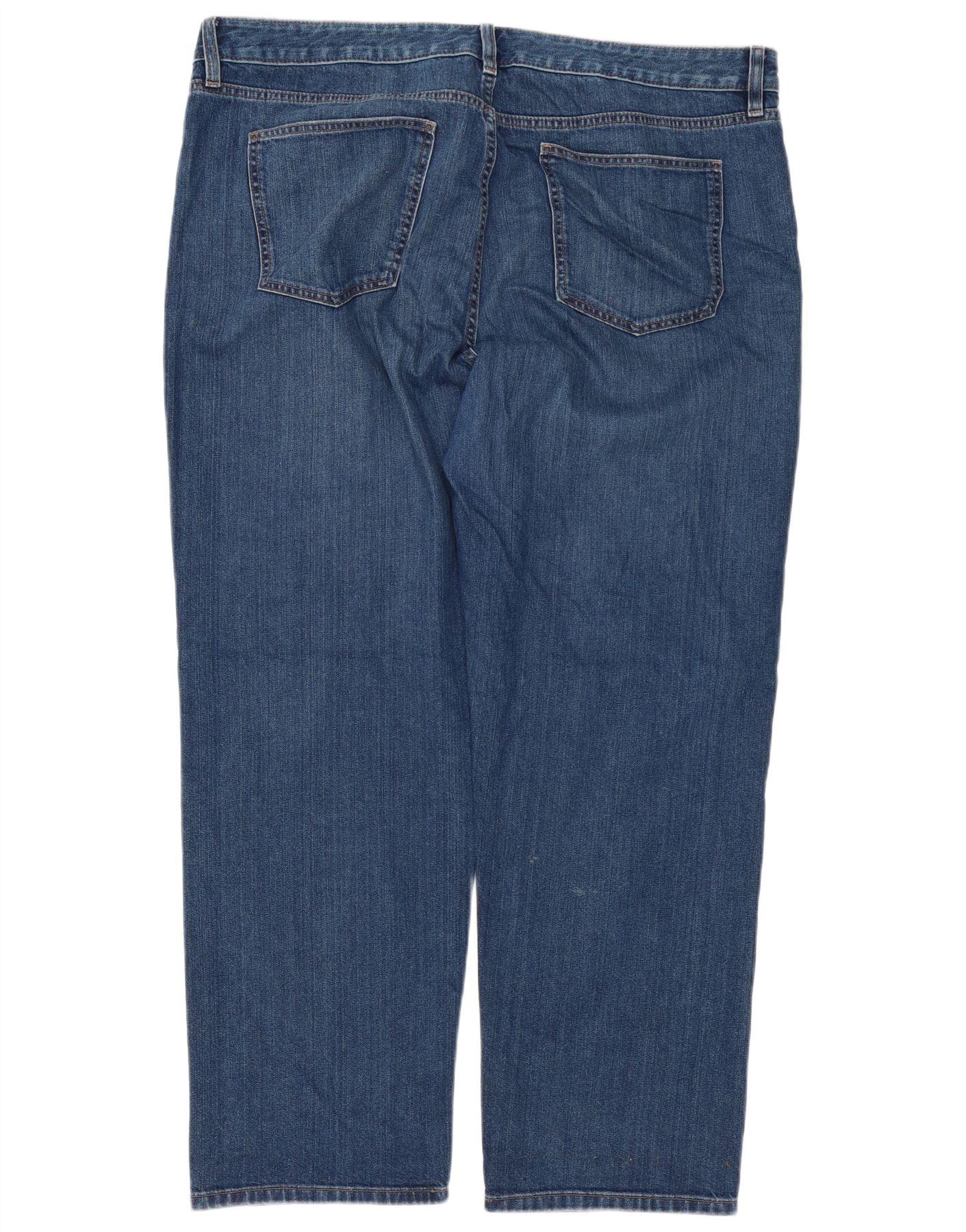 Marks & Spencer Womens Boyfriend Tapered Jeans UK 20 2XL W40 L31 Navy Blue - Image 2