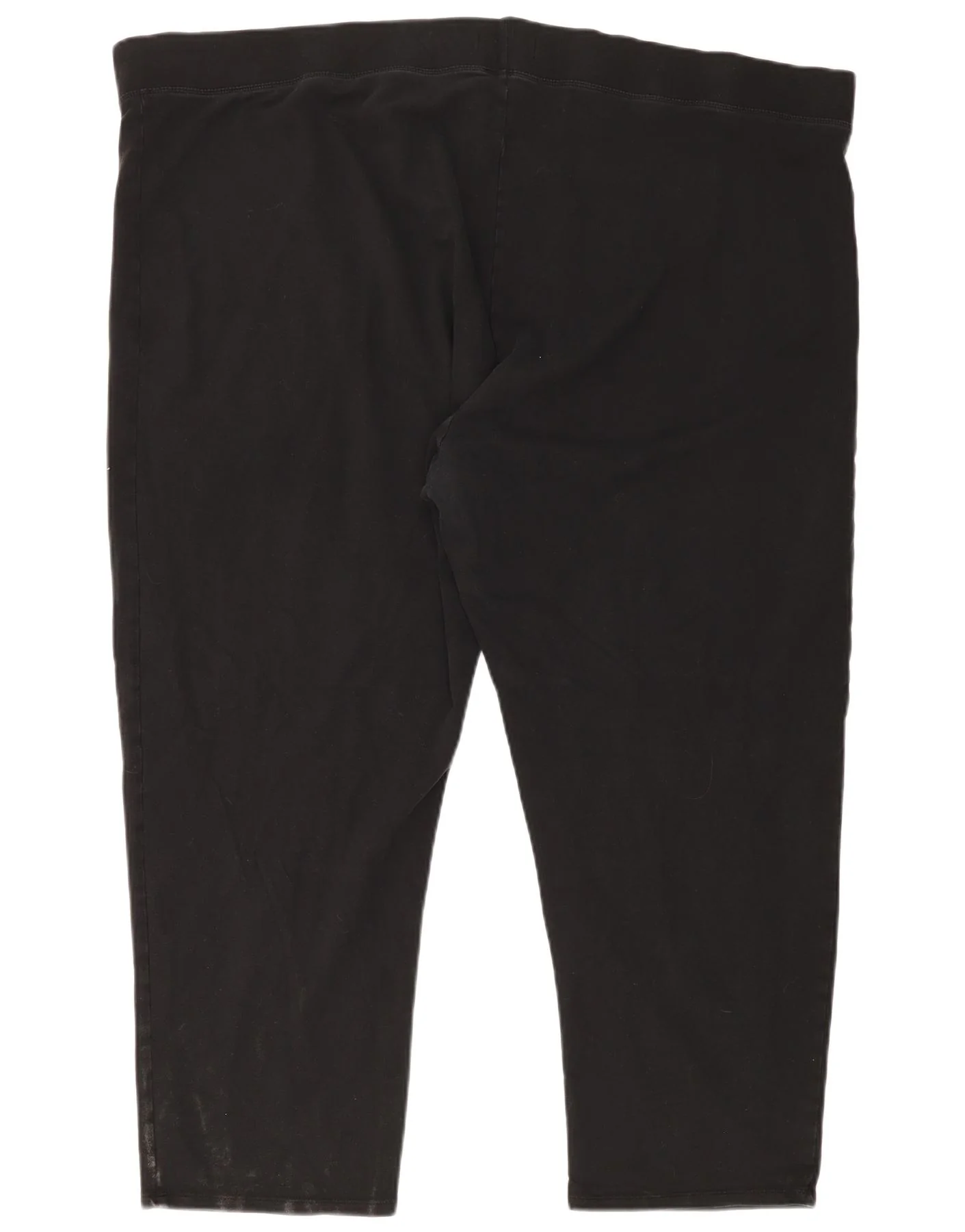 Marks & Spencer Womens Capri Leggings UK 32 13XL Black Cotton - Image 2
