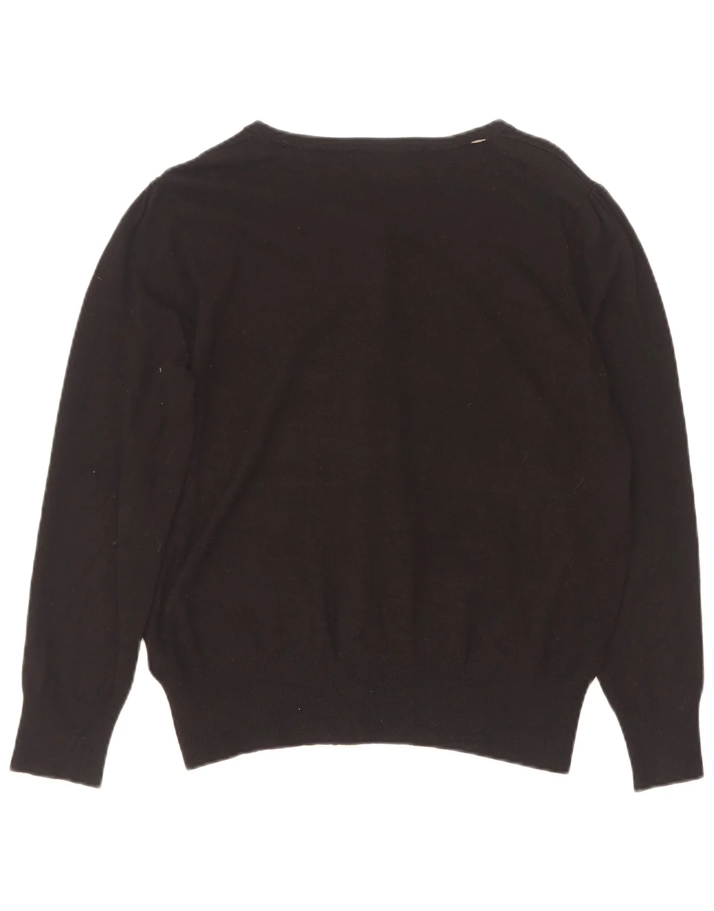 Marks & Spencer Womens Cardigan Sweater UK 16 Large Black Viscose - Image 2