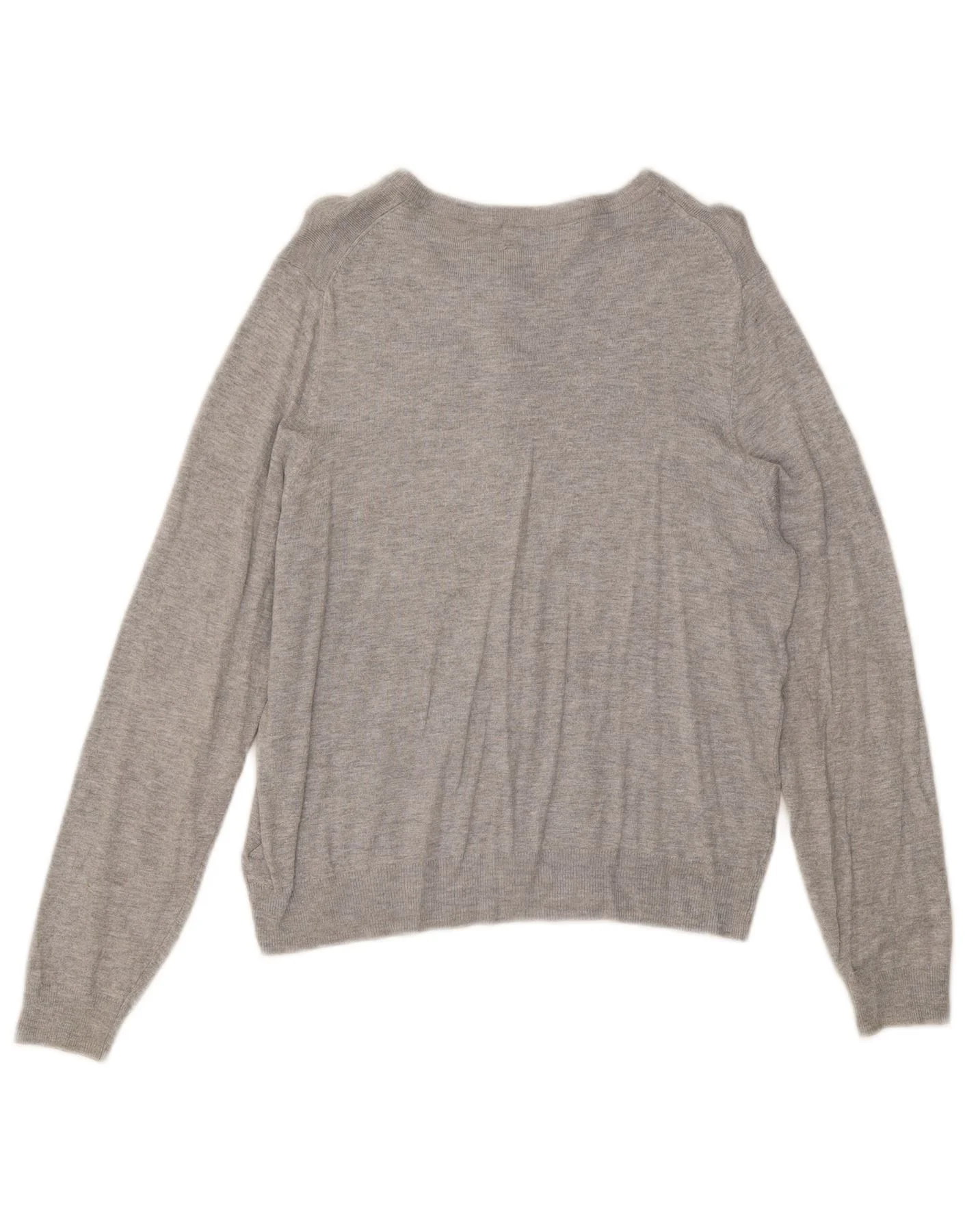Marks & Spencer Womens Cardigan Sweater UK 16 Large Grey Viscose - Image 2