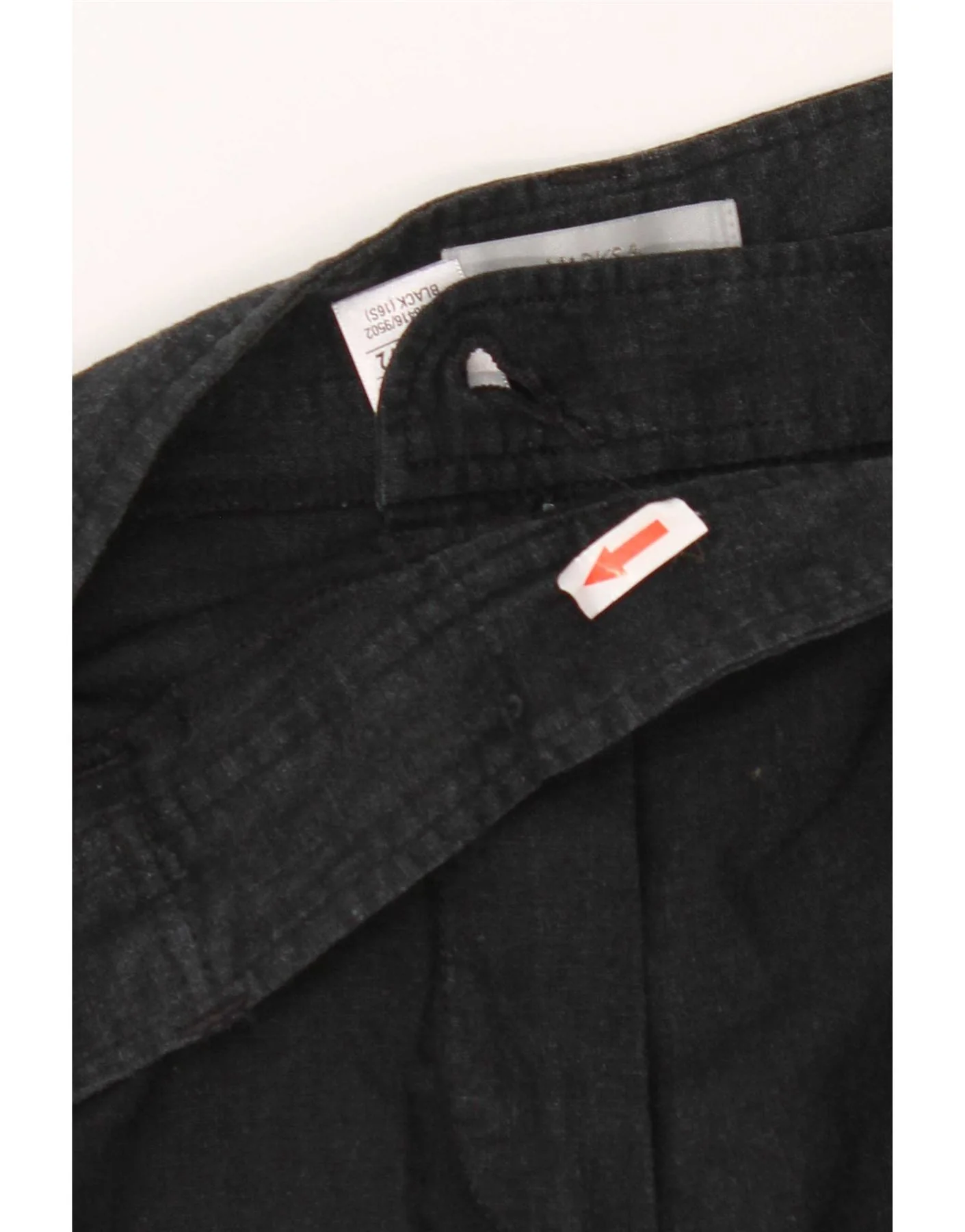 Marks & Spencer Womens Casual Shorts UK 16 Large W34 Black Linen - Image 3