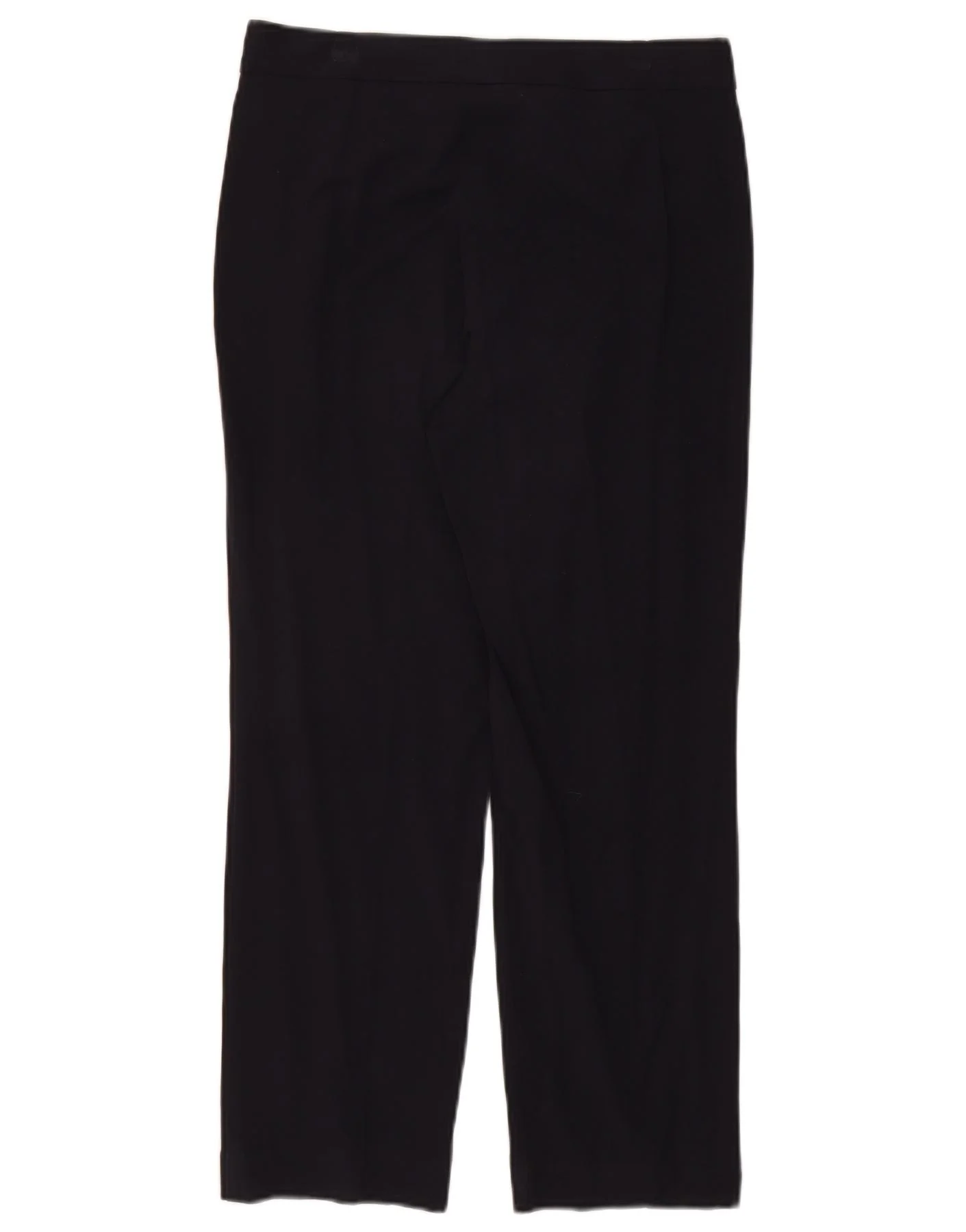Marks & Spencer Womens Casual Trousers UK 10 Small W30 L26 Navy Blue - Image 2