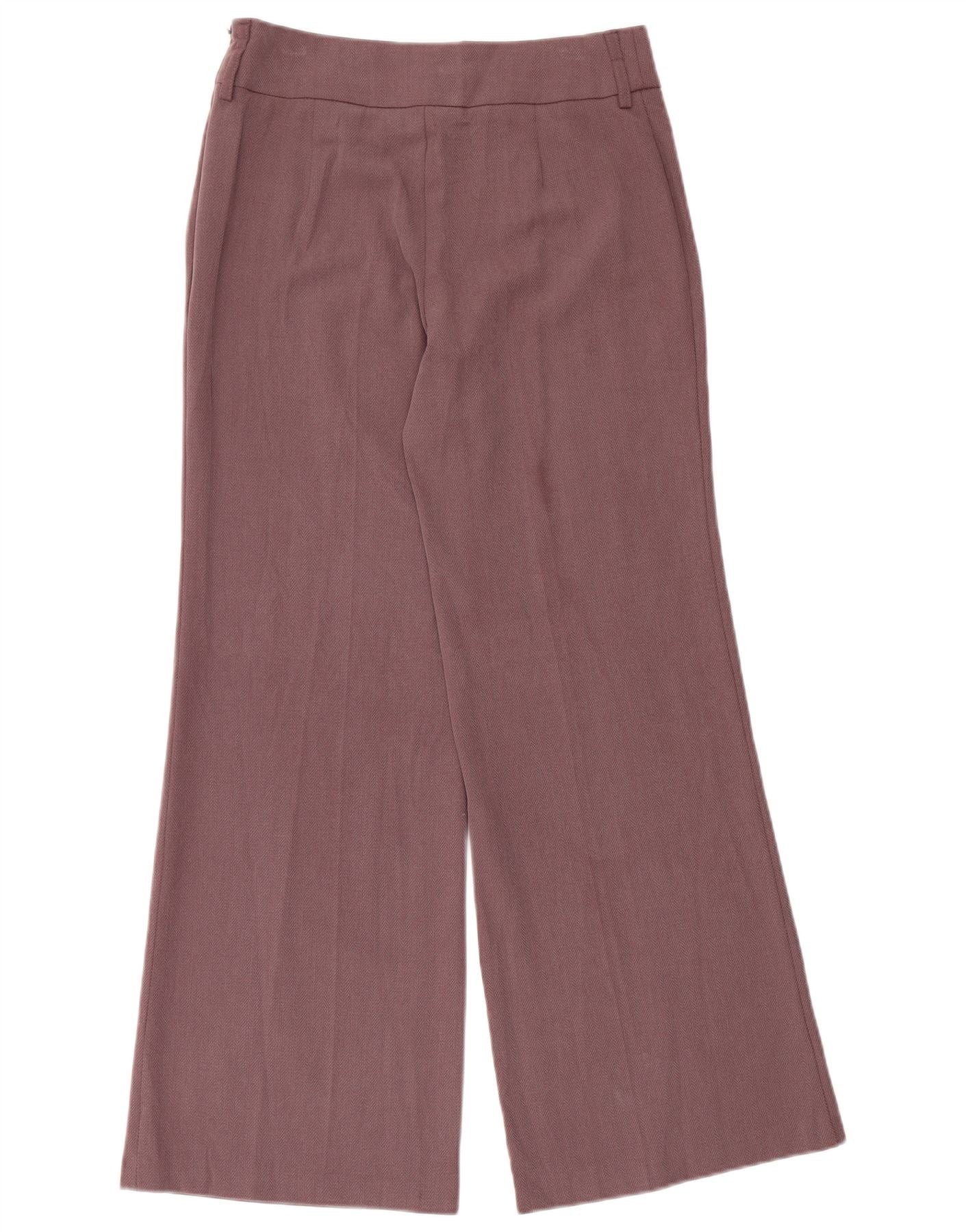 Marks & Spencer Womens Casual Trousers UK 10 Small W30 L30 Purple - Image 2