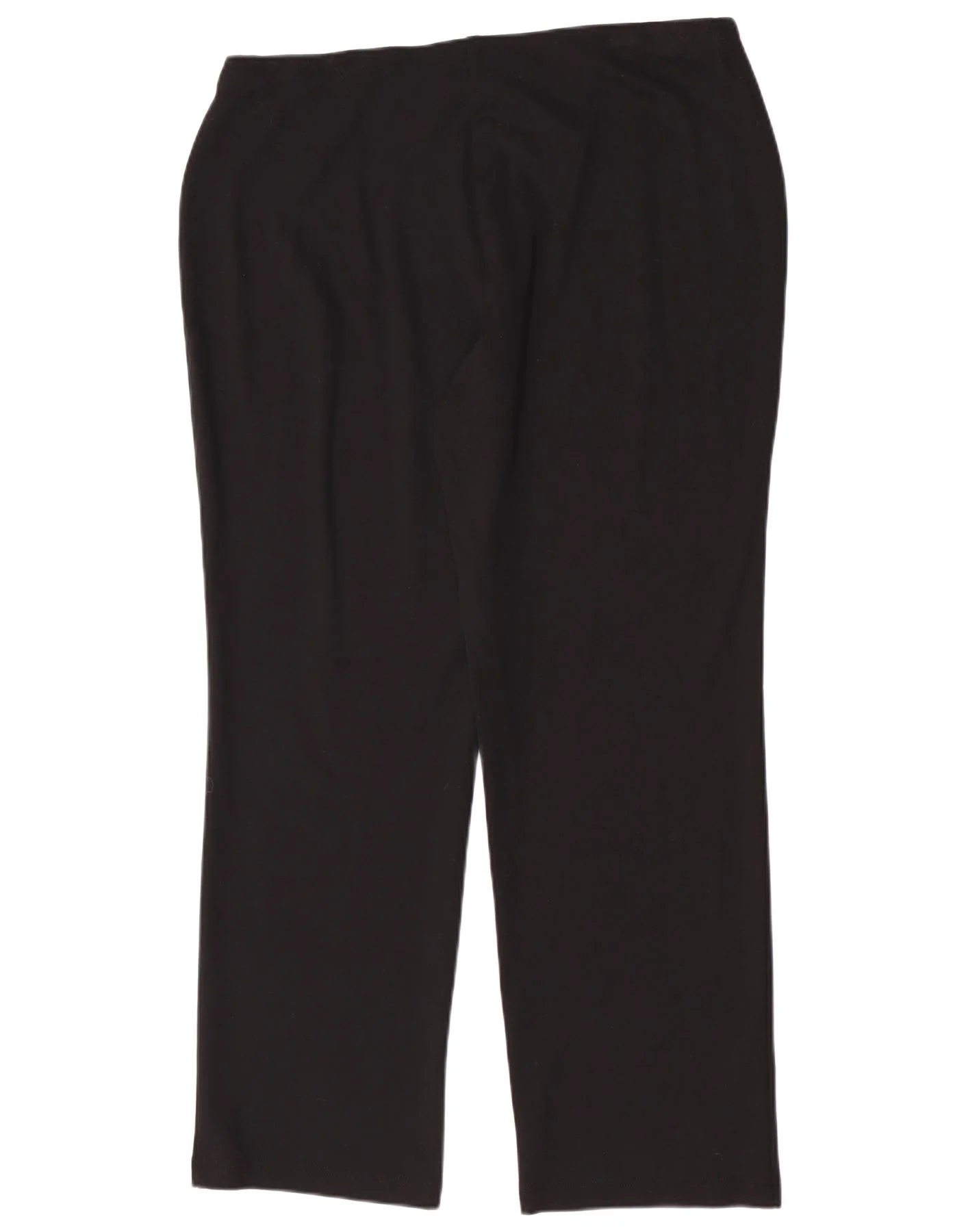 Marks & Spencer Womens Casual Trousers UK 16 Large W34 L28 Black Viscose - Image 2