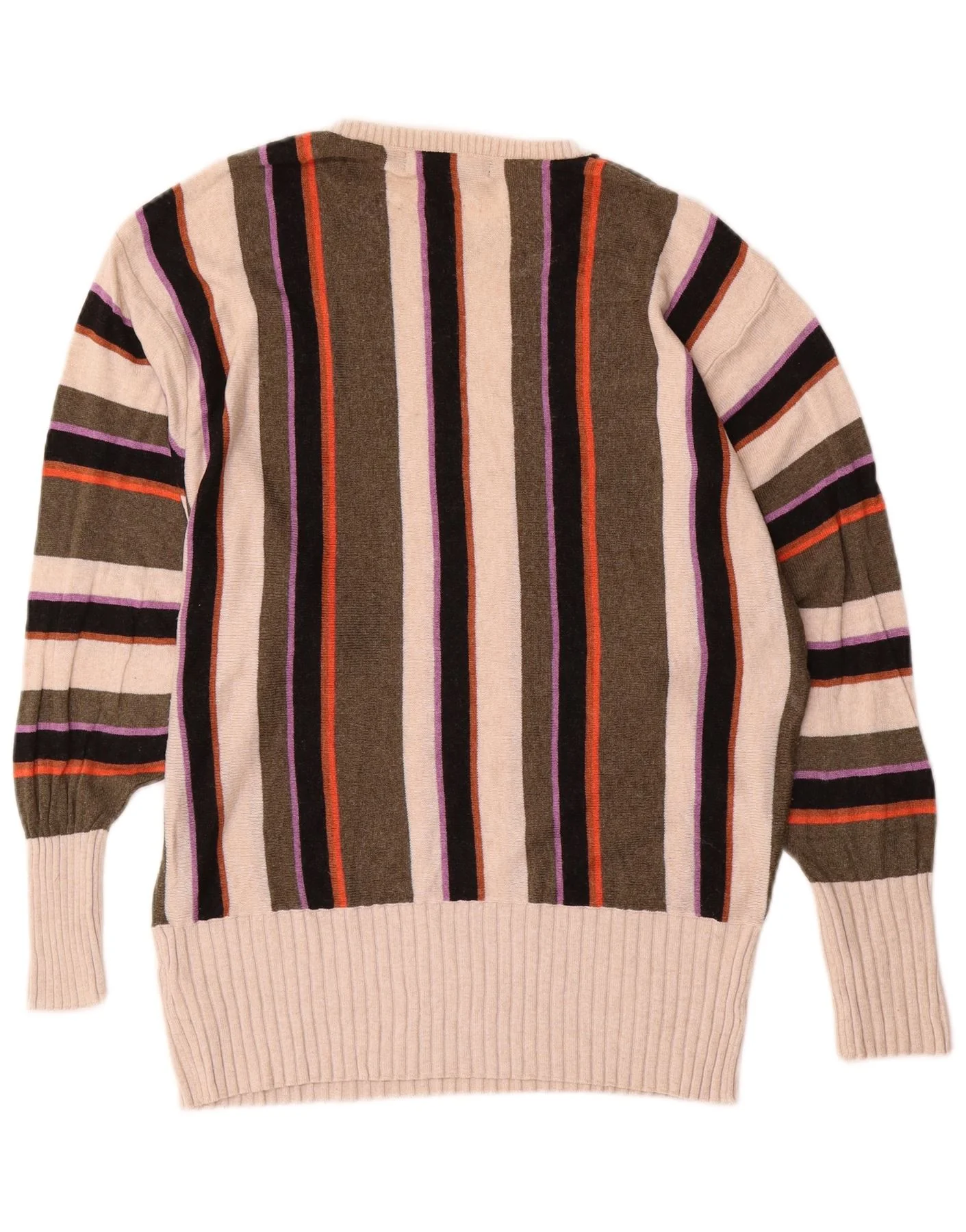 Marks & Spencer Womens Crew Neck Jumper Sweater UK 14 Medium Multicoloured - Image 2
