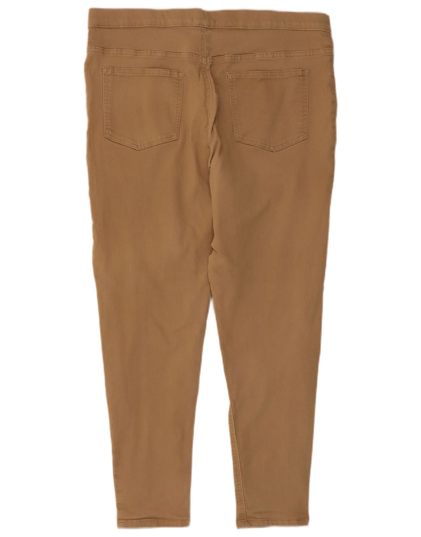 Marks & Spencer Womens Crop Jegging Jeans UK 18 XL W36 L25 Beige Cotton - Image 2