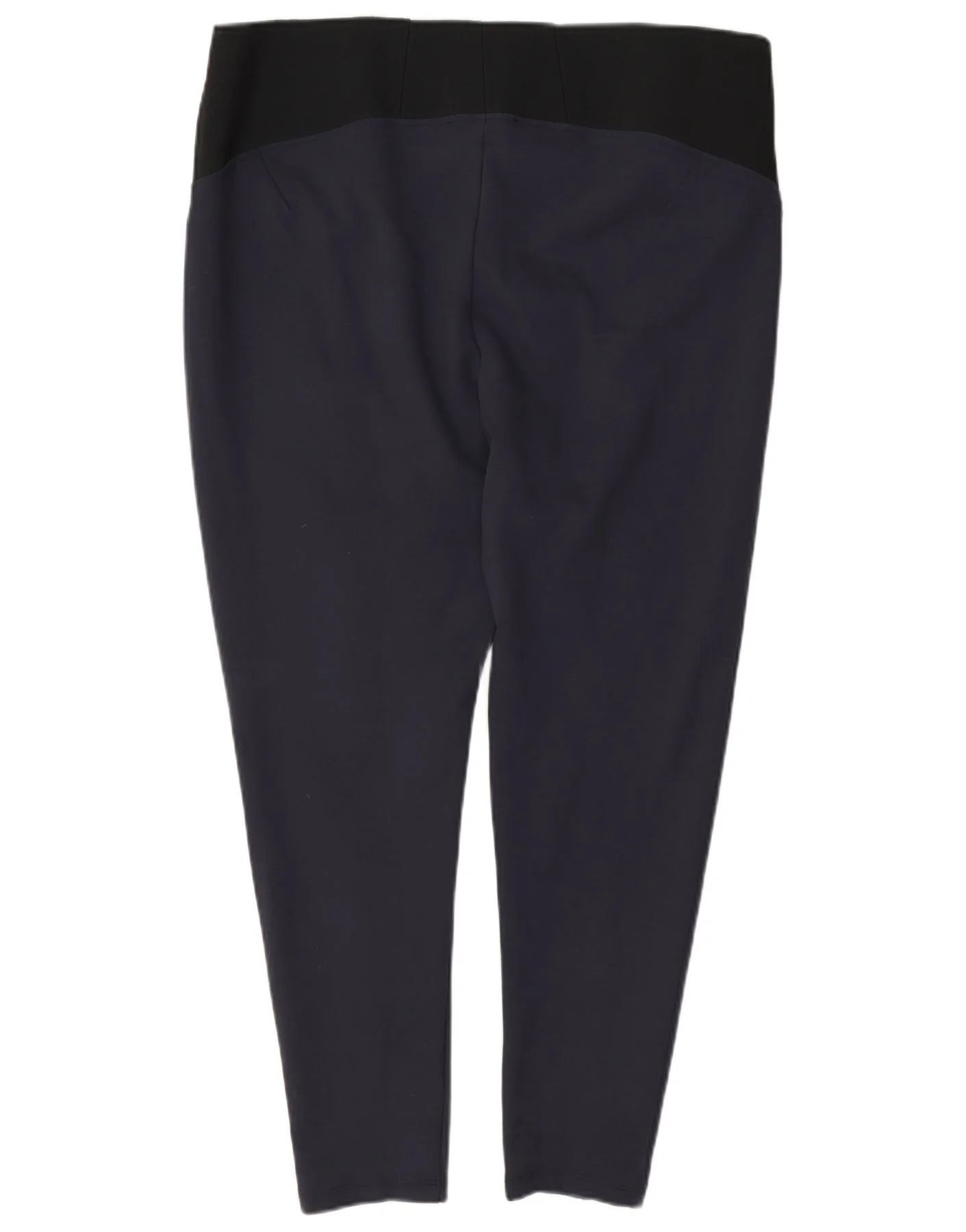 Marks & Spencer Womens High Waist Leggings UK 20 2XL Navy Blue Viscose - Image 2
