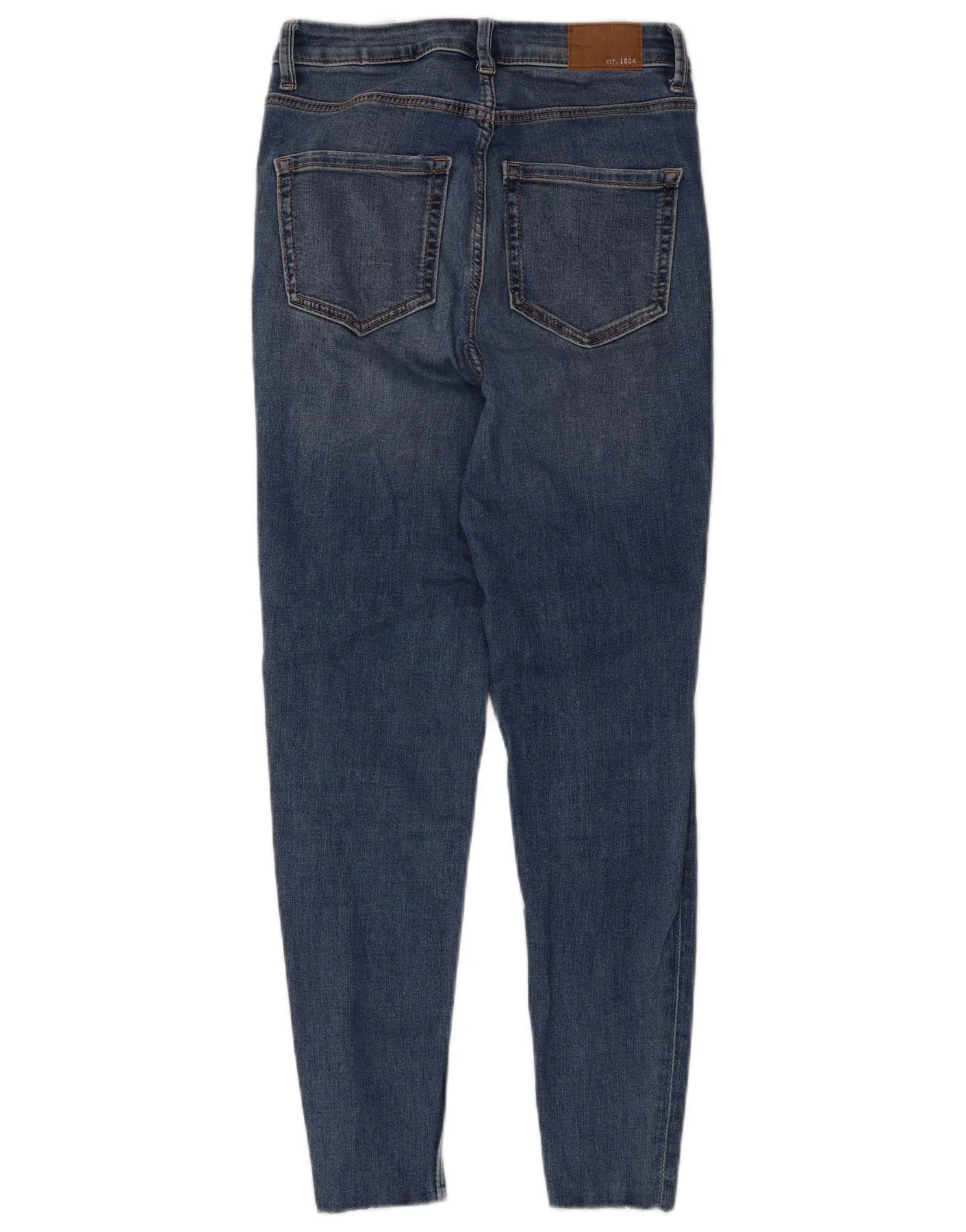 Marks & Spencer Womens Ivy Skinny Jeans UK 8 Small W26 L26 Blue Cotton - Image 2