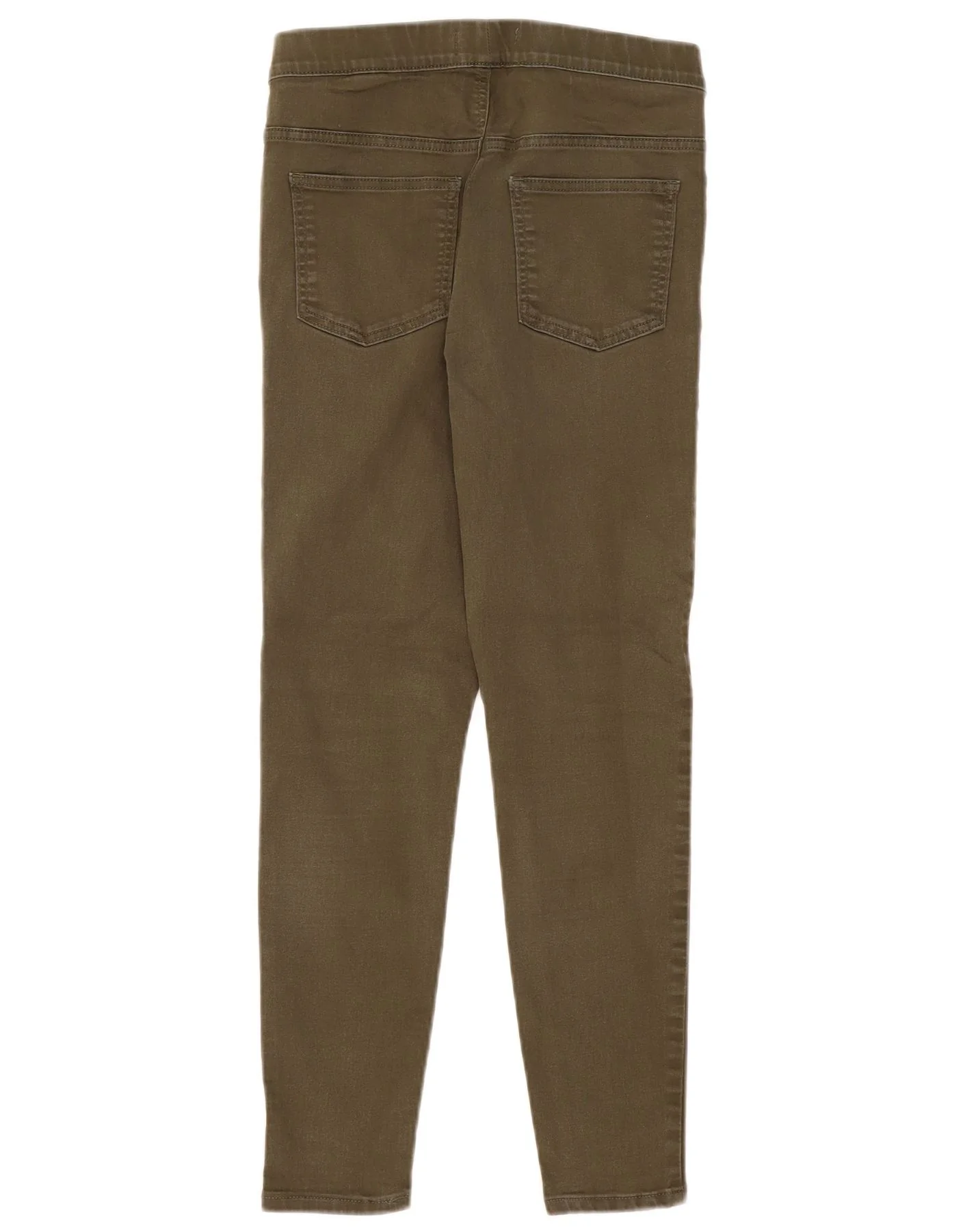 Marks & Spencer Womens Jegging Jeans UK 12 MediumW30 L26 Khaki Cotton - Image 2