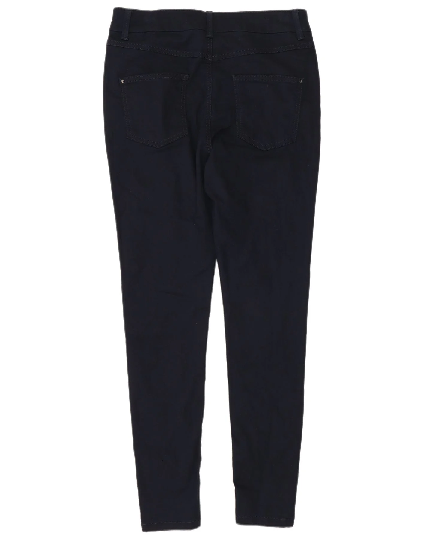Marks & Spencer Womens Jegging Jeans UK 14 Medium W30 L30 Navy Blue Cotton - Image 2