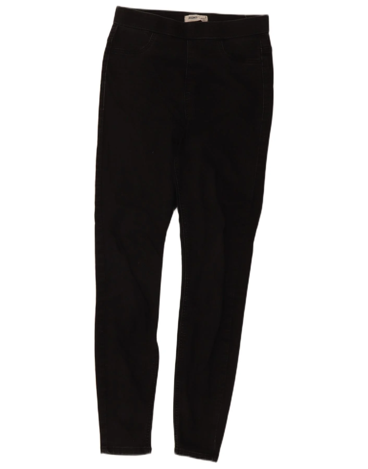 Marks & Spencer Womens Jegging Jeans UK 8 Small W26 L28 Black Cotton