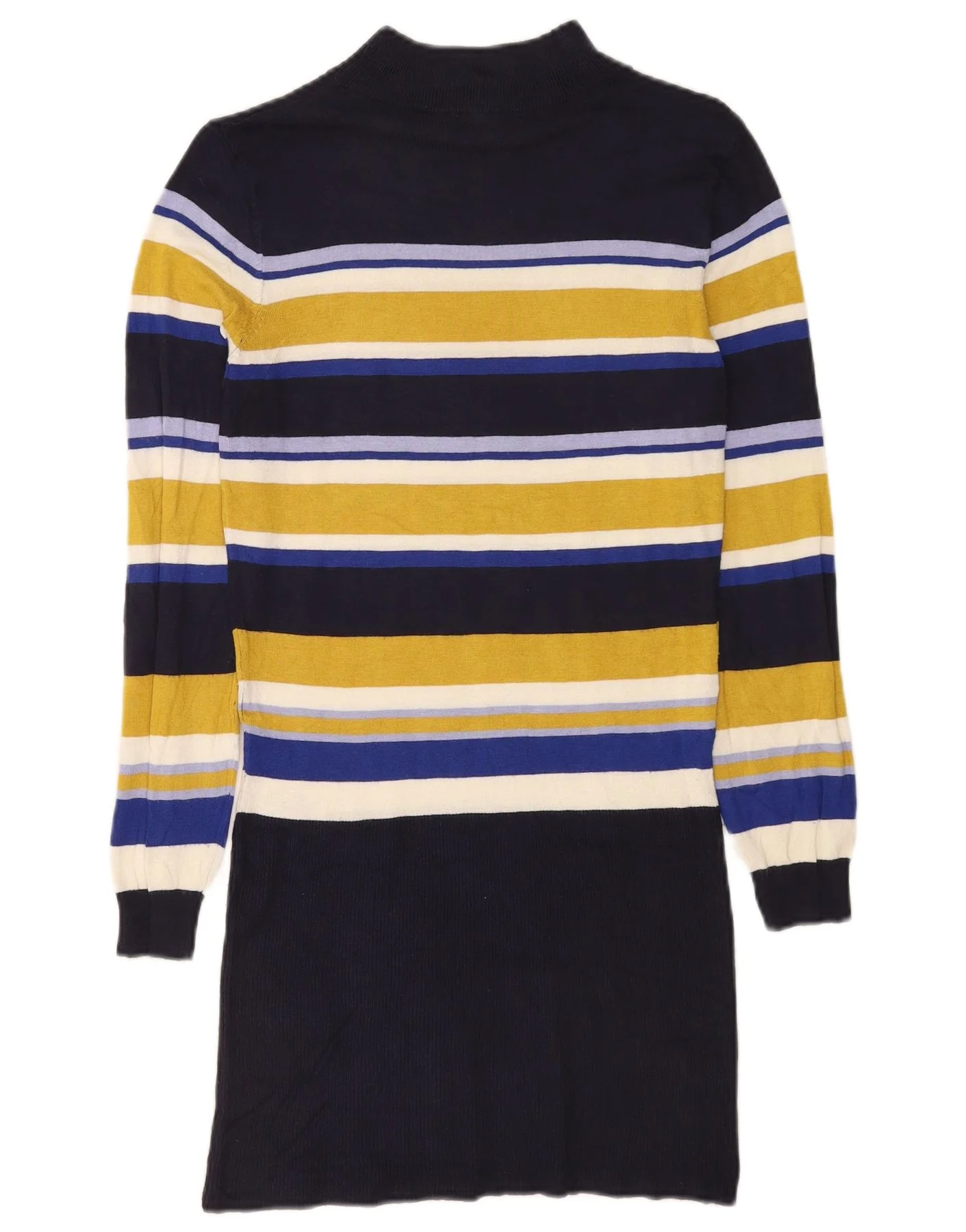 Marks & Spencer Womens Long Sleeve Jumper Dress UK 10 Small Multicoloured - Image 2