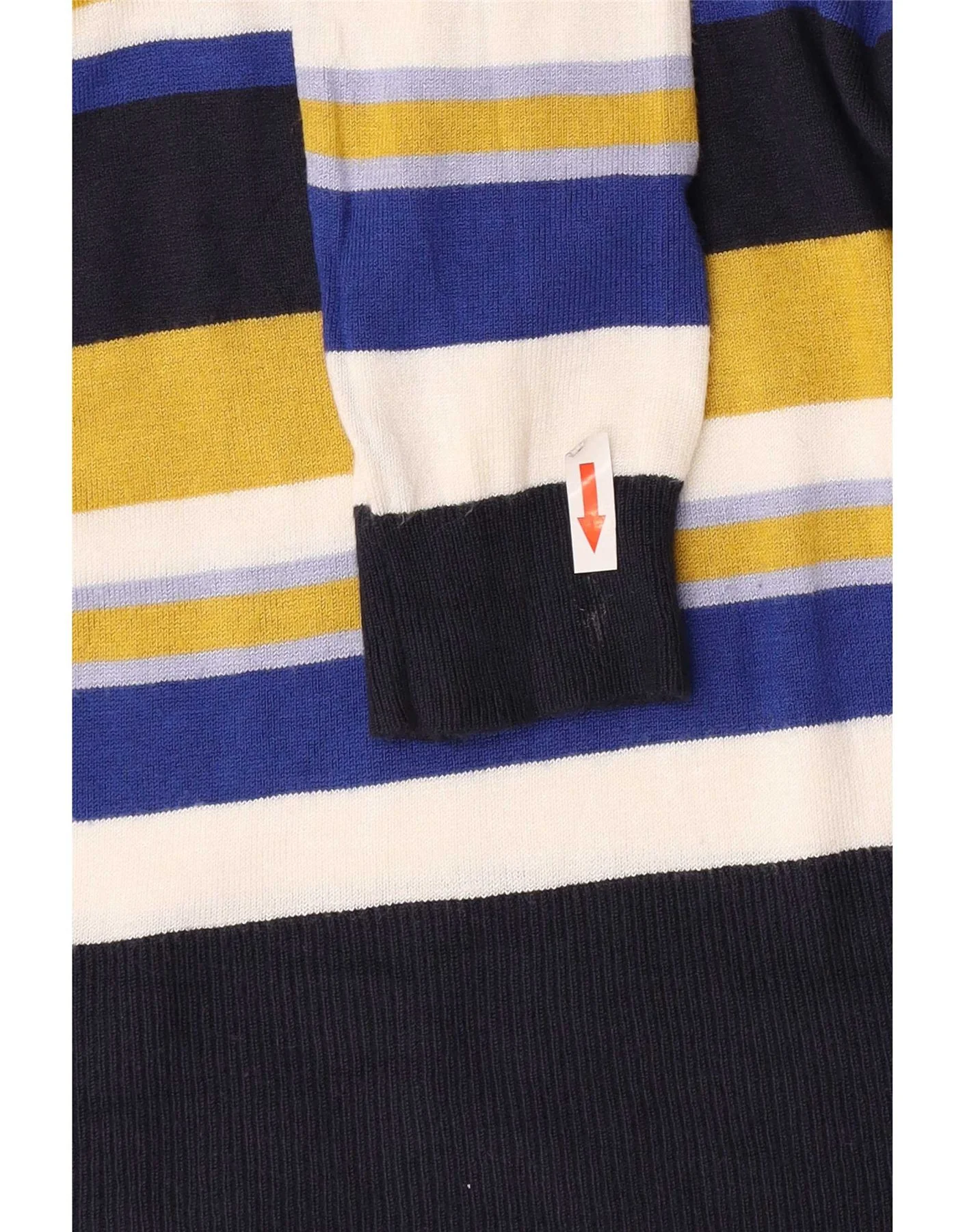 Marks & Spencer Womens Long Sleeve Jumper Dress UK 10 Small Multicoloured - Image 3