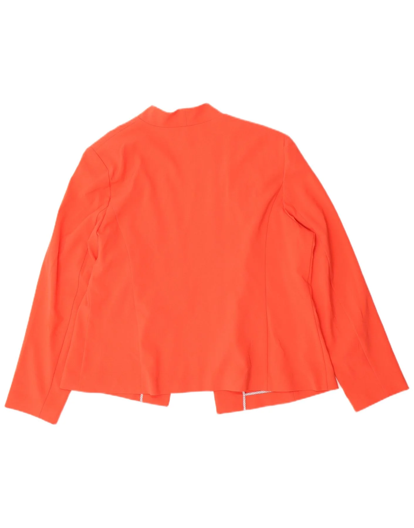 Marks & Spencer Womens Open Blazer Jacket UK 18 XL Orange Polyester - Image 2