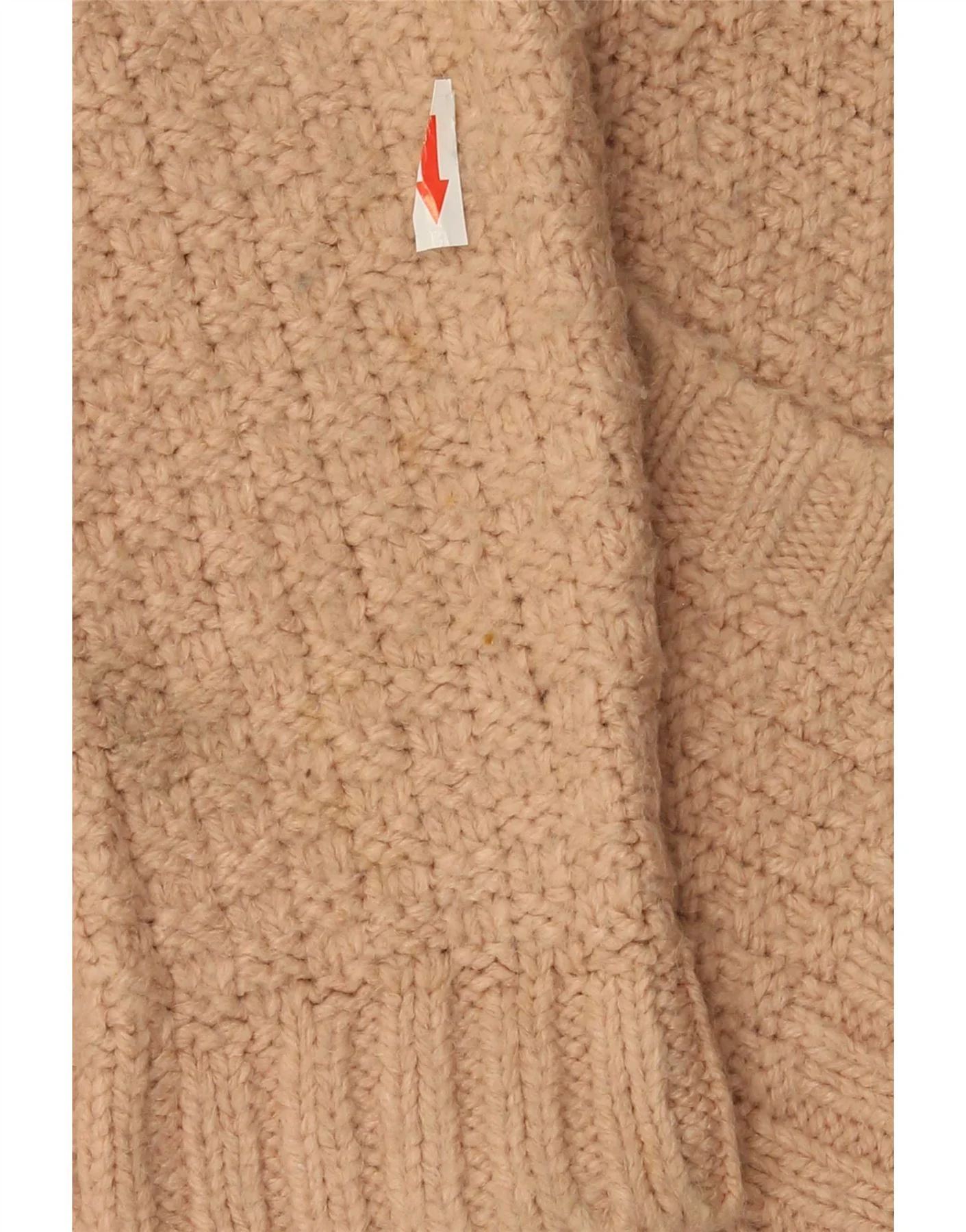 Marks & Spencer Womens Oversized Cardigan Sweater UK 18 XL Beige Acrylic - Image 3