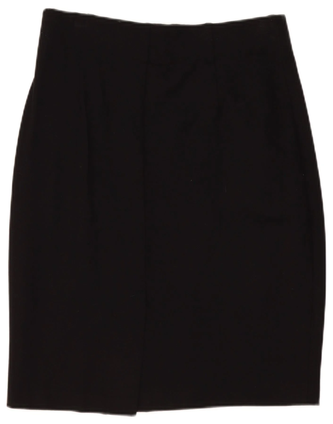 Marks & Spencer Womens Pencil Skirt UK 14 Large W32 Black Viscose - Image 2