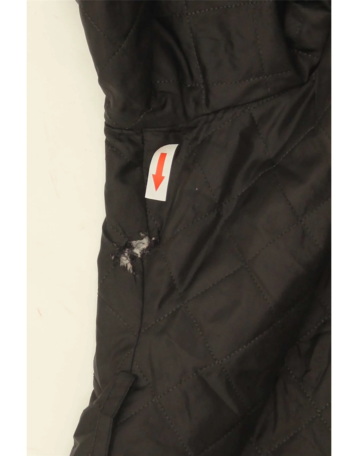 Marks & Spencer Womens Quilted Overcoat UK 18 XL Black Polyester - Image 3