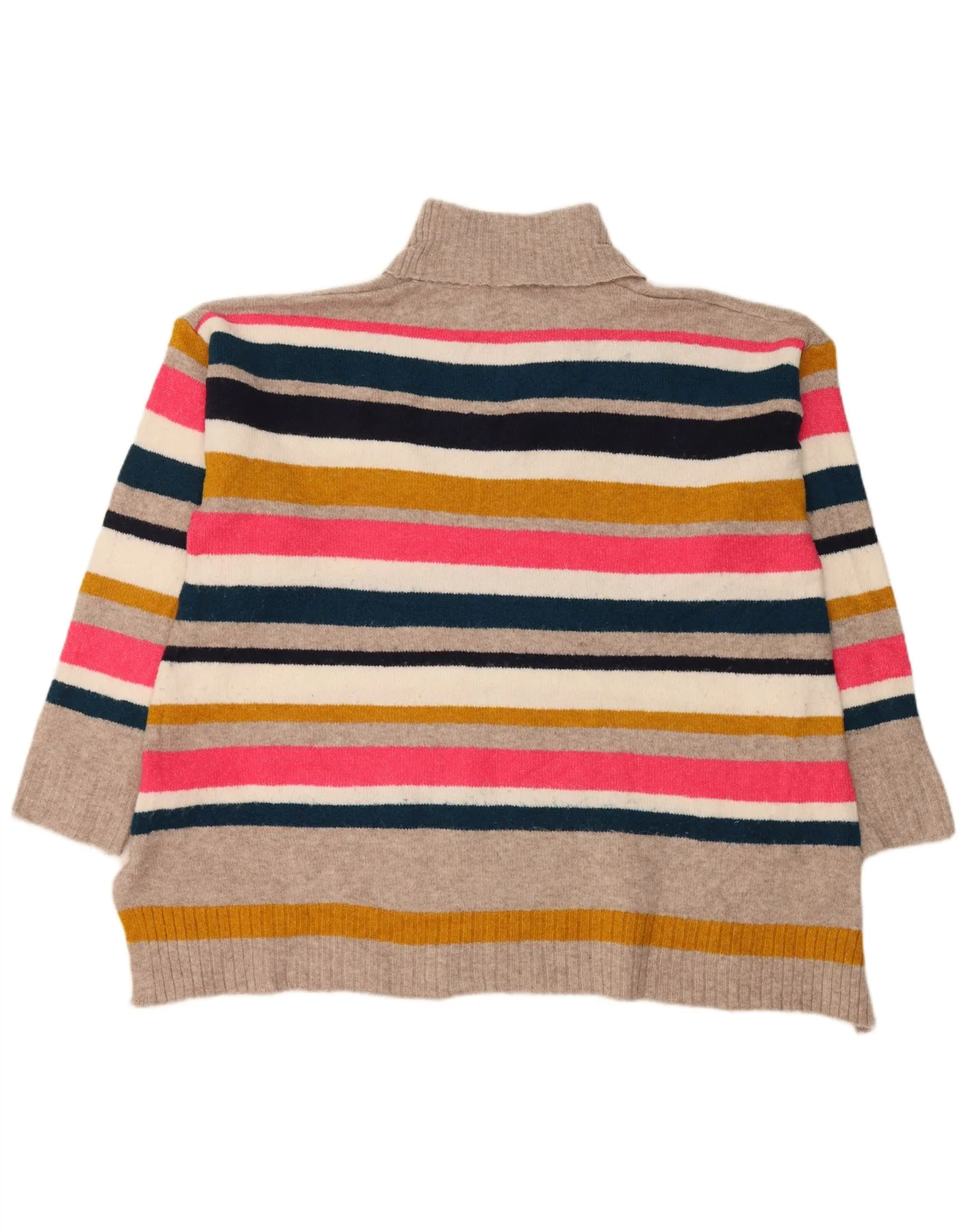 Marks & Spencer Womens Roll Neck Jumper Sweater UK 18 XL Multicoloured - Image 2