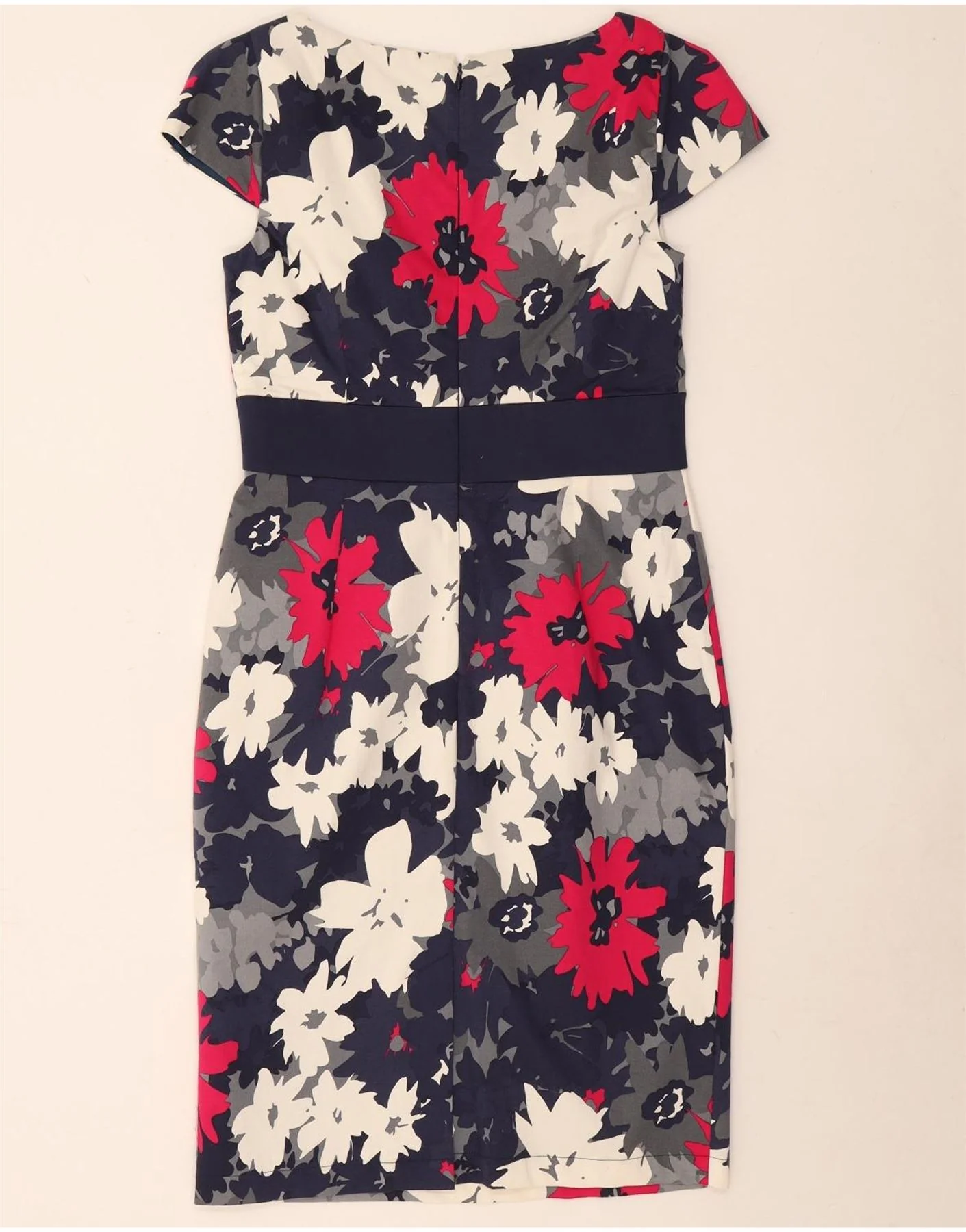 Marks & Spencer Womens Sheath Dress UK 12 Medium Multicoloured Floral - Image 2