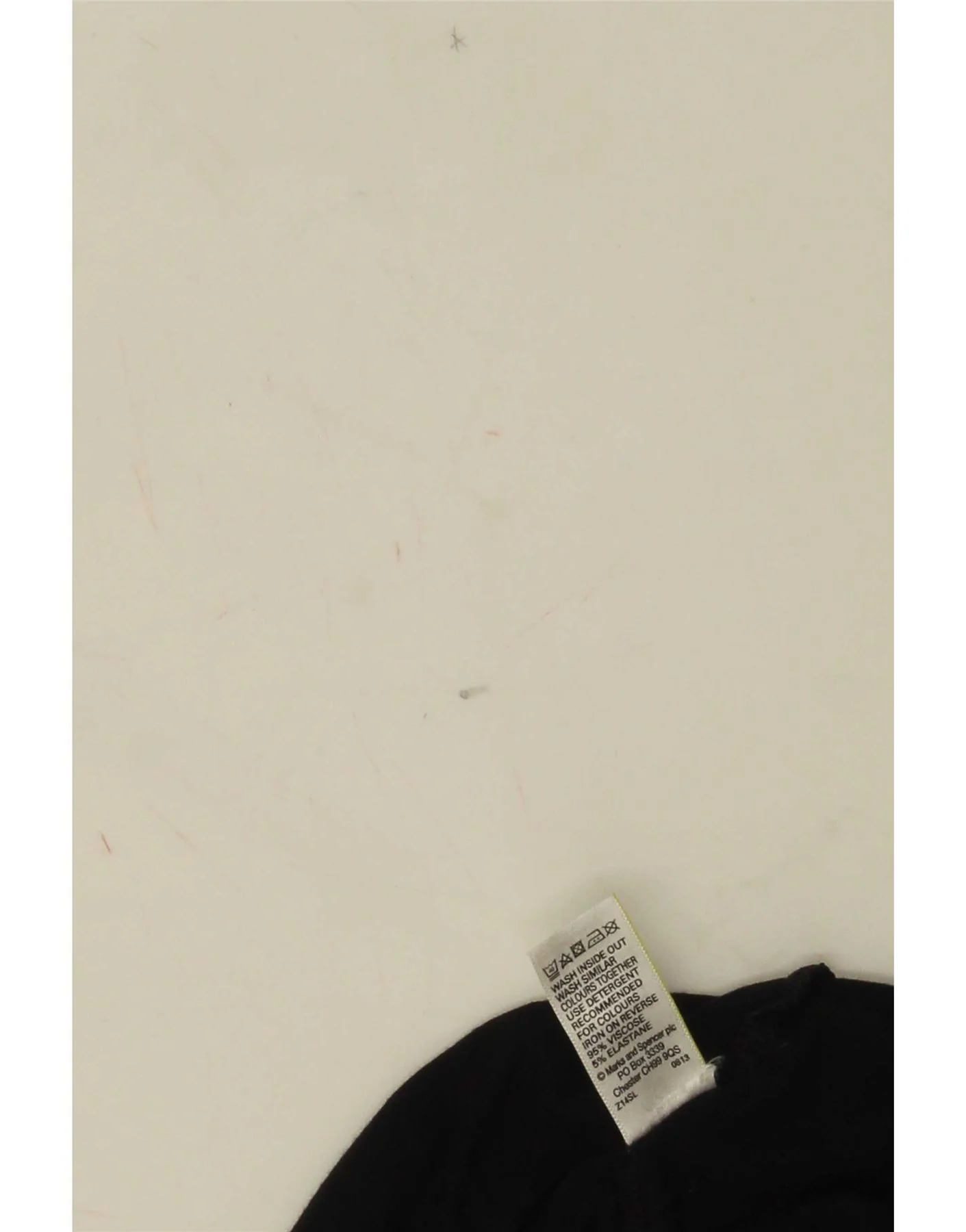 Marks & Spencer Womens Sleeveless A-Line Dress UK 16 Large Black Viscose - Image 3