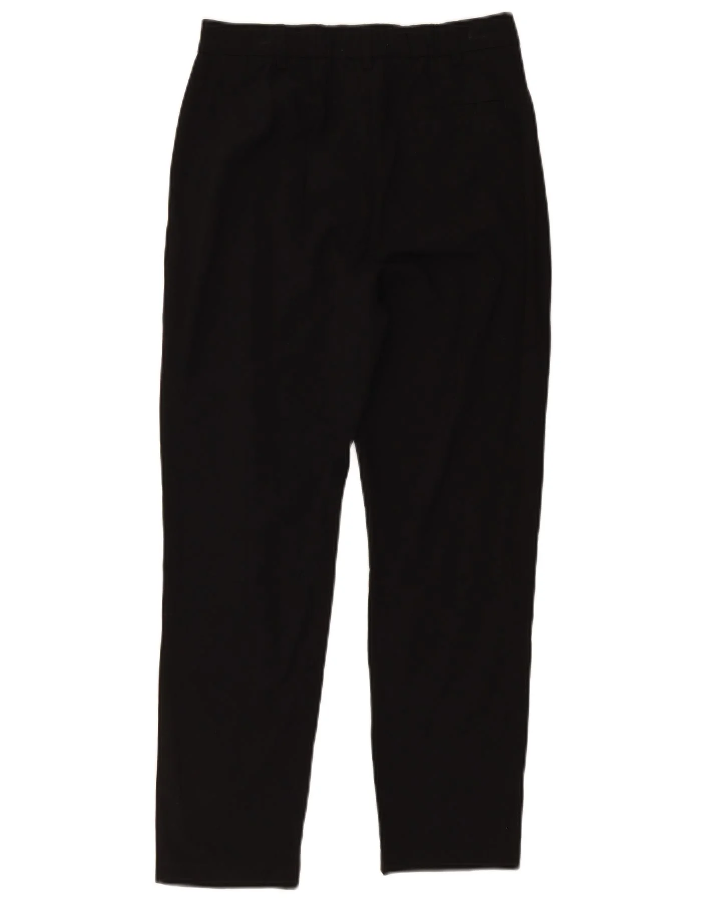 Marks & Spencer Womens Slim Chino Trousers UK 10 Small W28 L26 Black - Image 2