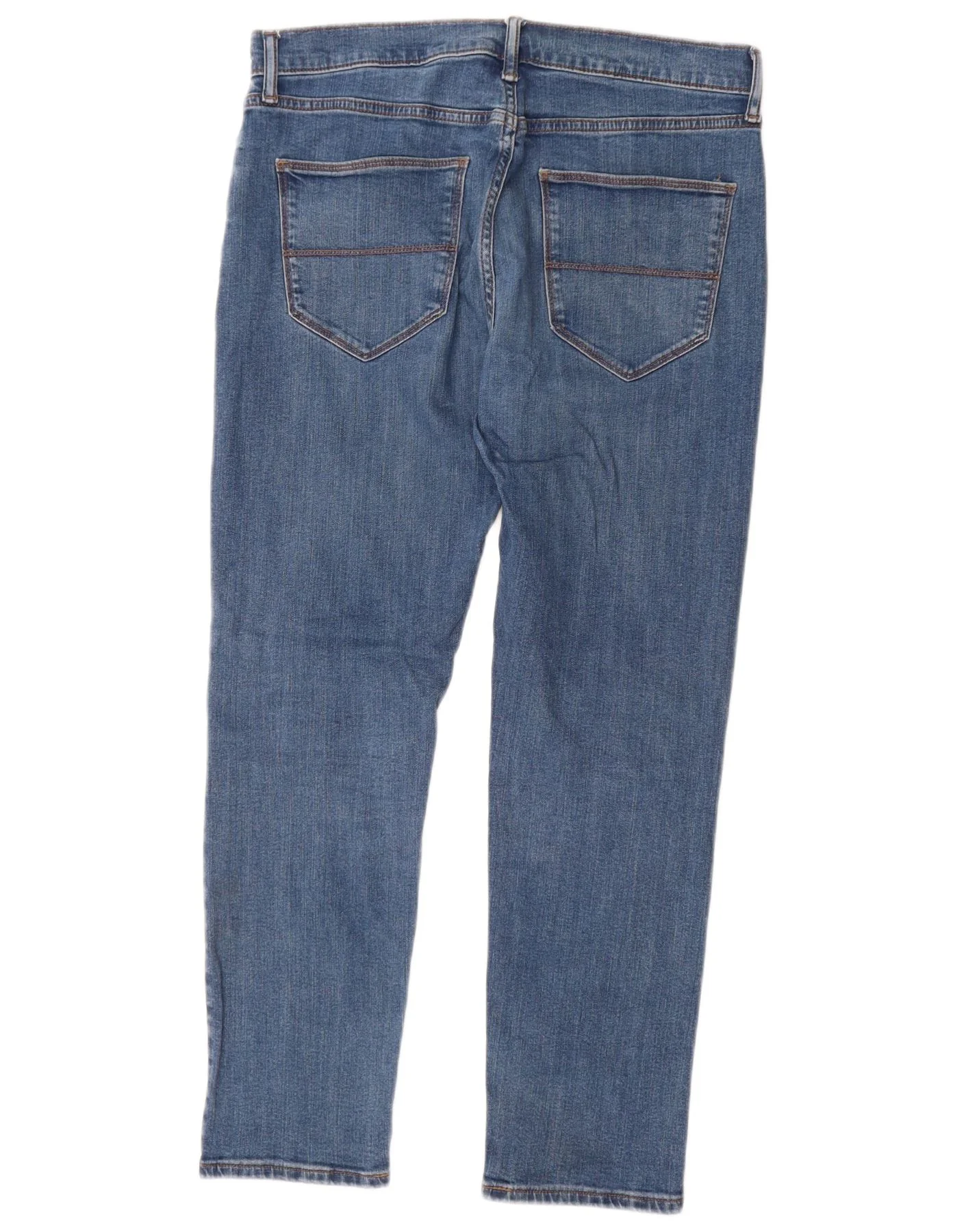 Marks & Spencer Womens Slim Jeans W32 L29 Blue Cotton - Image 2