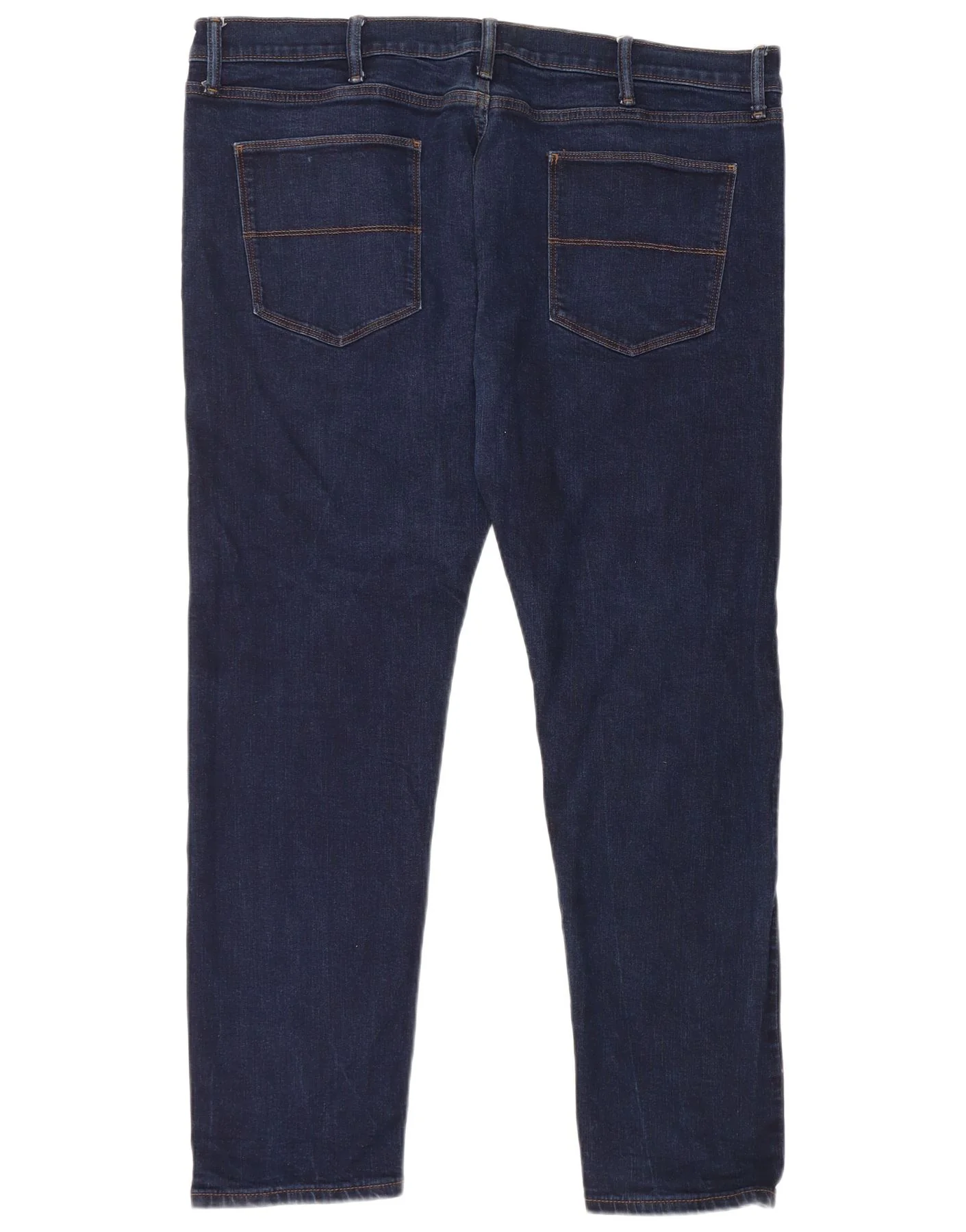 Marks & Spencer Womens Slim Jeans W40 L31 Navy Blue Cotton - Image 2