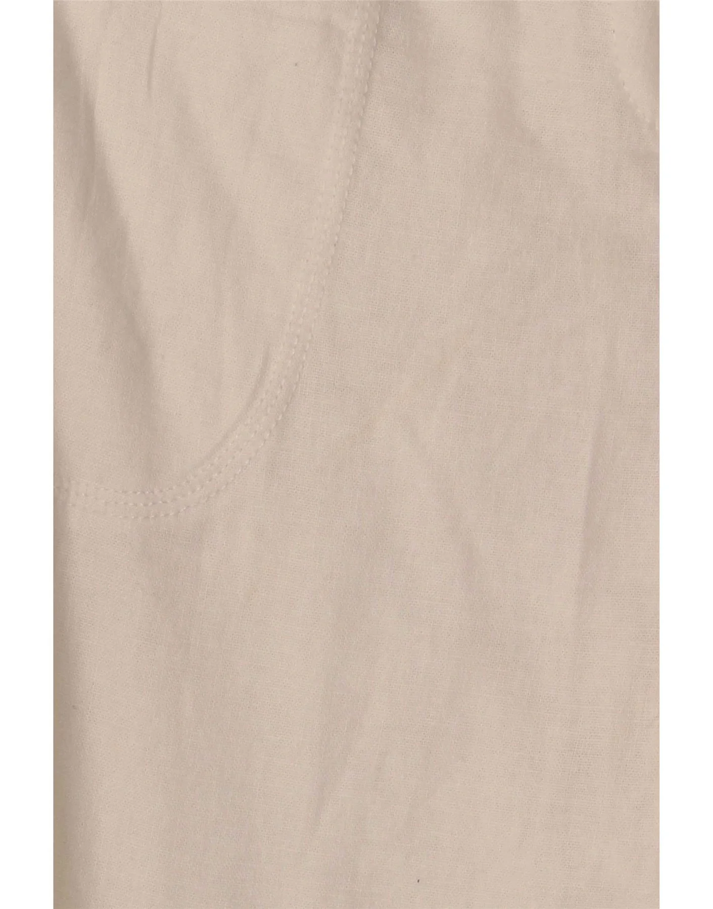 Marks & Spencer Womens Straight Casual Trousers UK 14 Large W38 L30 White - Image 4
