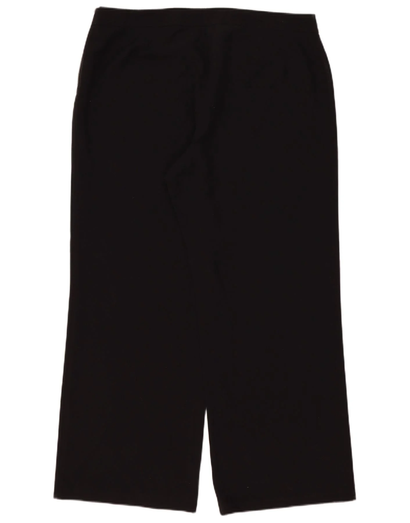 Marks & Spencer Womens Straight Suit Trousers UK 18 XL W40 L30 Black - Image 2