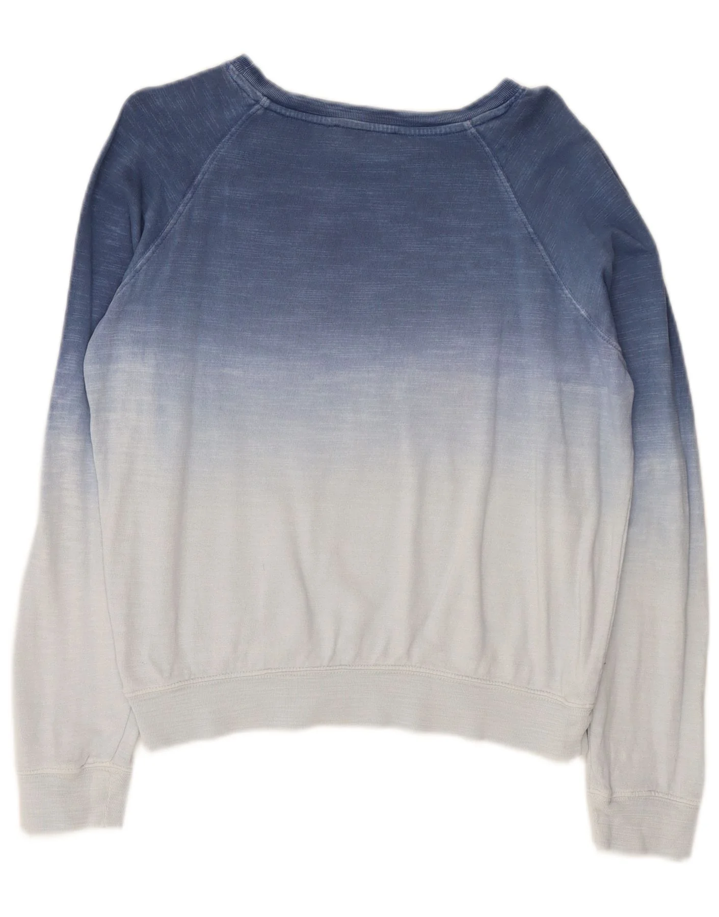Marks & Spencer Womens Sweatshirt Jumper UK 10 Small Blue Colourblock - Image 2