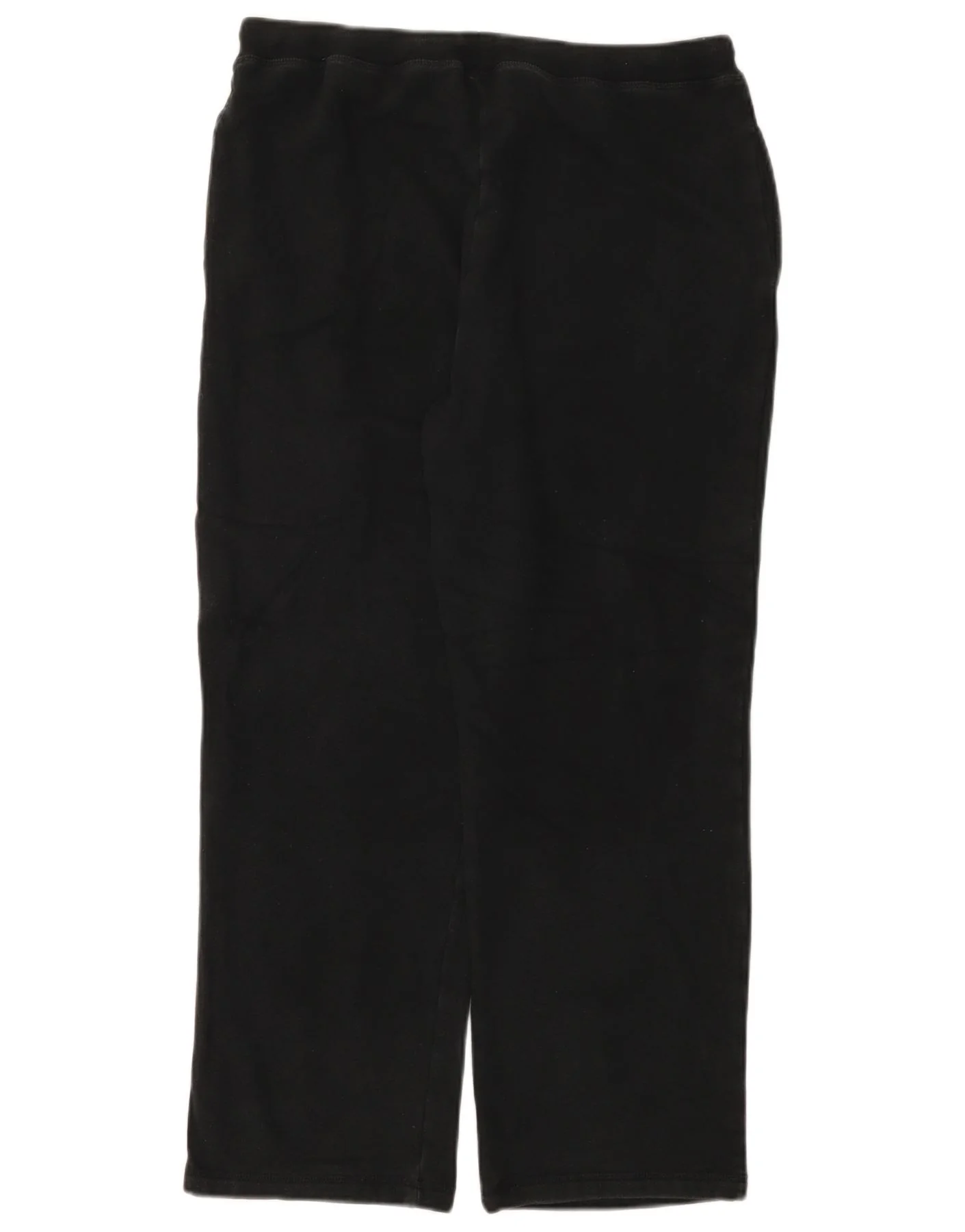 Marks & Spencer Womens Tracksuit Trousers UK 16 Large Black Cotton - Image 2