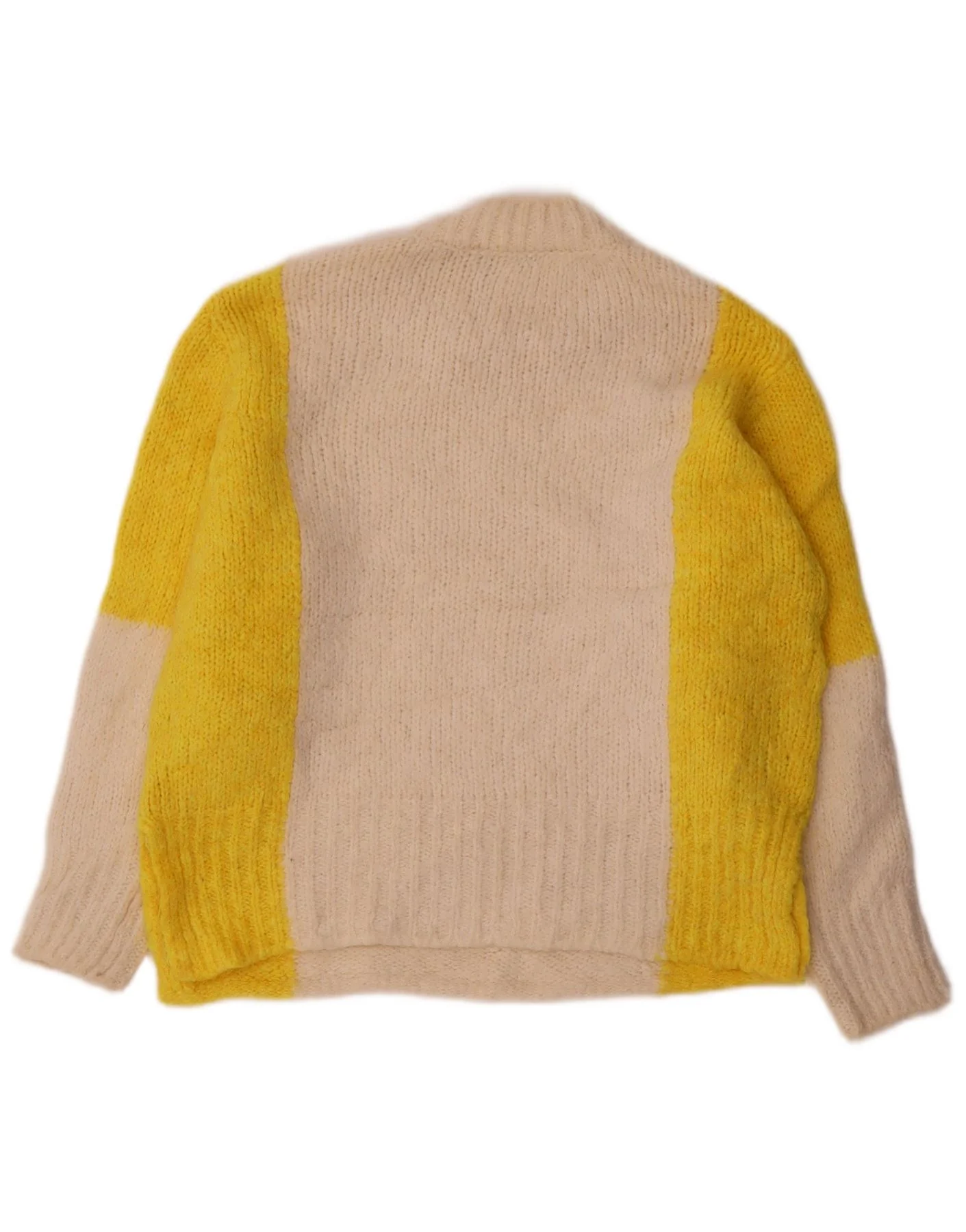 Marks & Spencer Womens Turtle Neck Jumper Sweater UK 10 Small Off White - Image 2