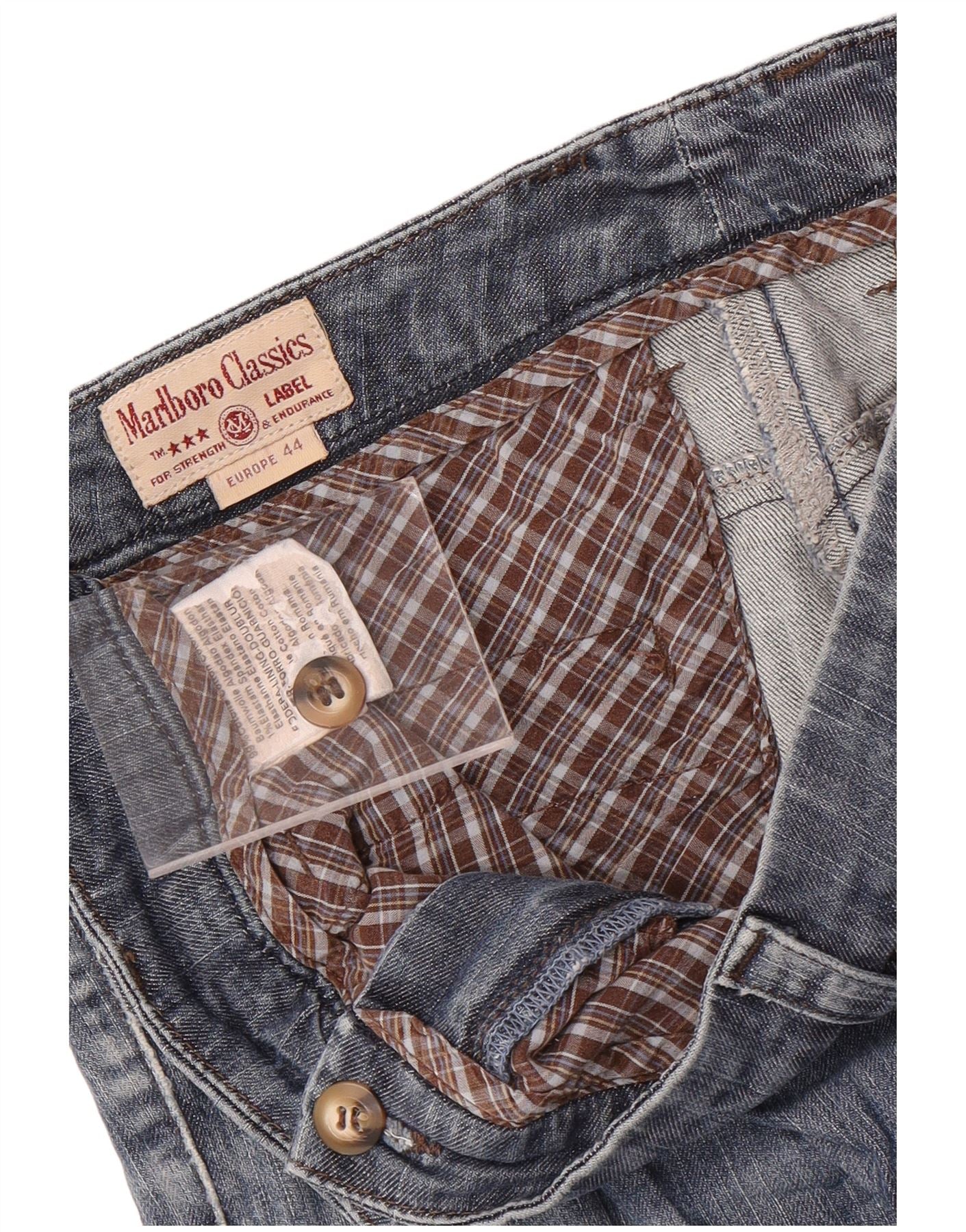 Marlboro Classics Womens Straight Jeans EU 44 XL W30 L27 Blue Cotton - Image 3