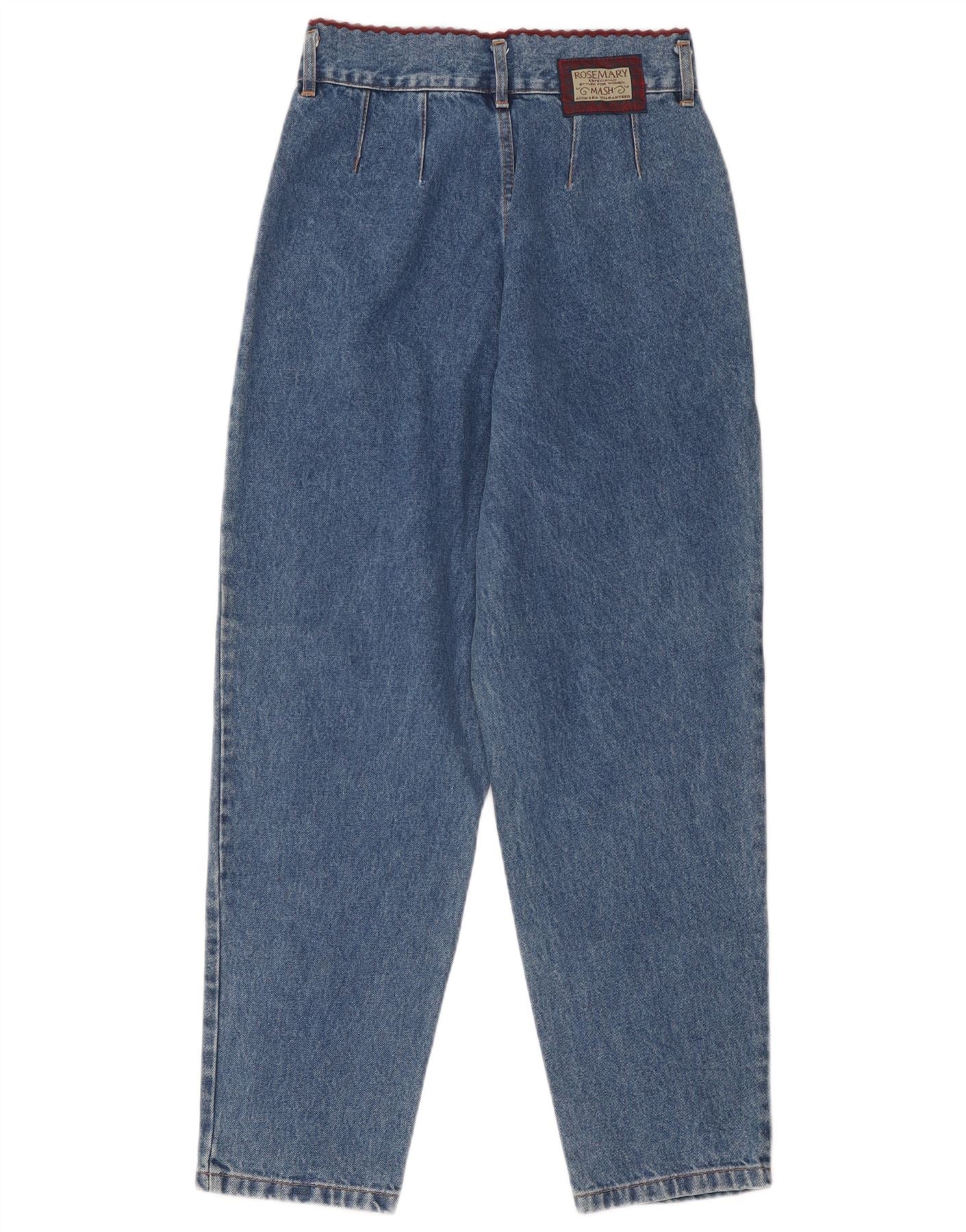 Mash Womens Rosemary High Rise Tapered Jeans IT 46 Large W32 L27 Blue - Image 2