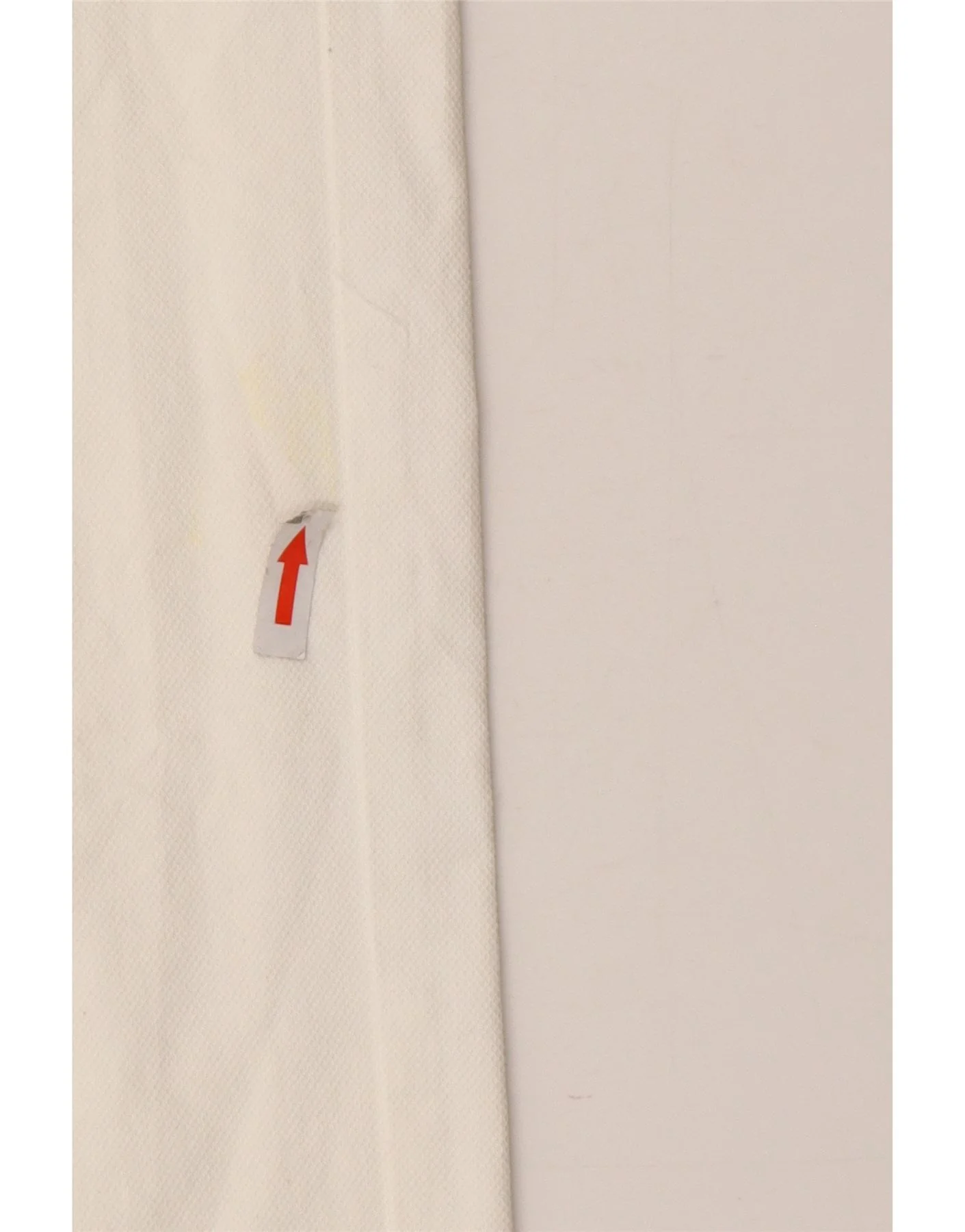 Massimo Dutti Mens Slim Fit Casual Trousers W32 L34 White Cotton - Image 4