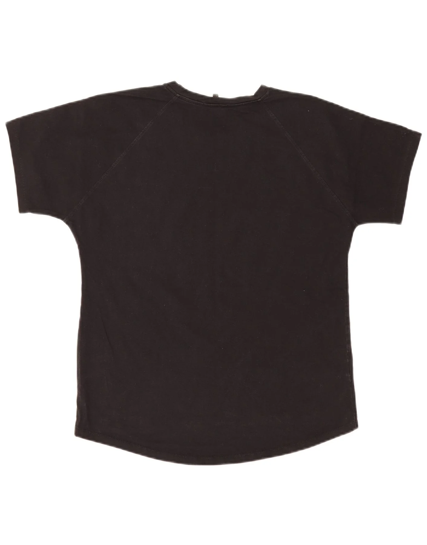 Massimo Dutti Mens T-Shirt Top Small Black Cotton - Image 2
