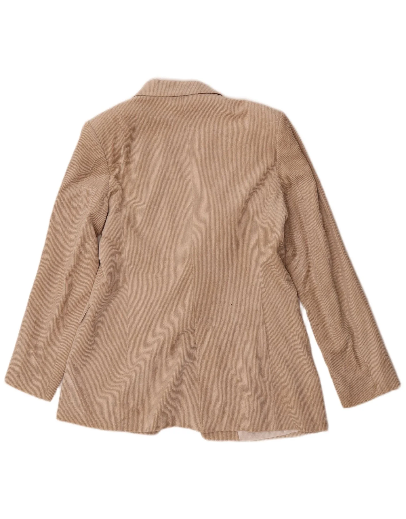 Massimo Dutti Womens Corduroy Blazer Jacket EU 40 Medium Beige - Image 2