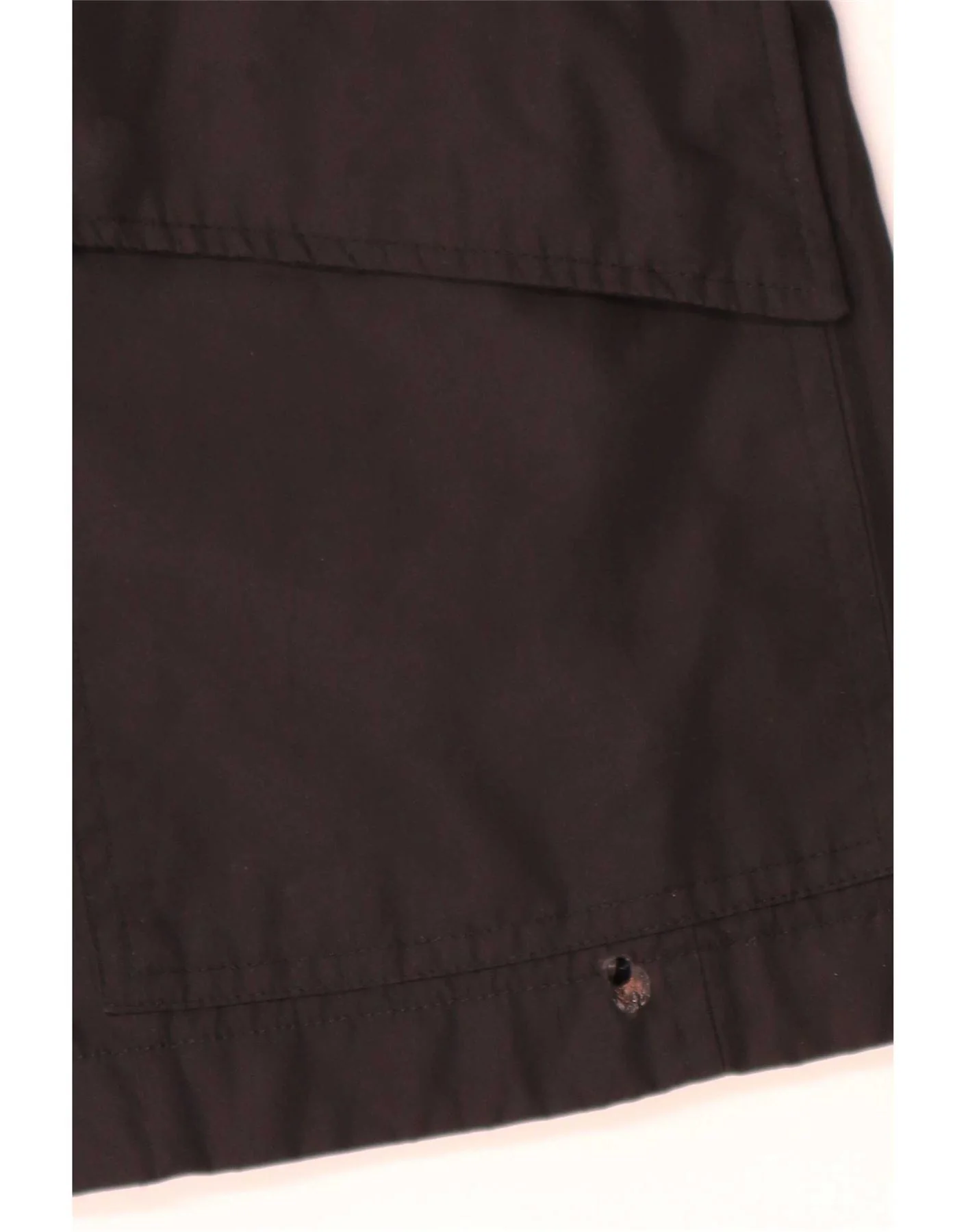 Massimo Dutti Womens Hooded Parka Jacket UK 14 Medium Black - Image 3