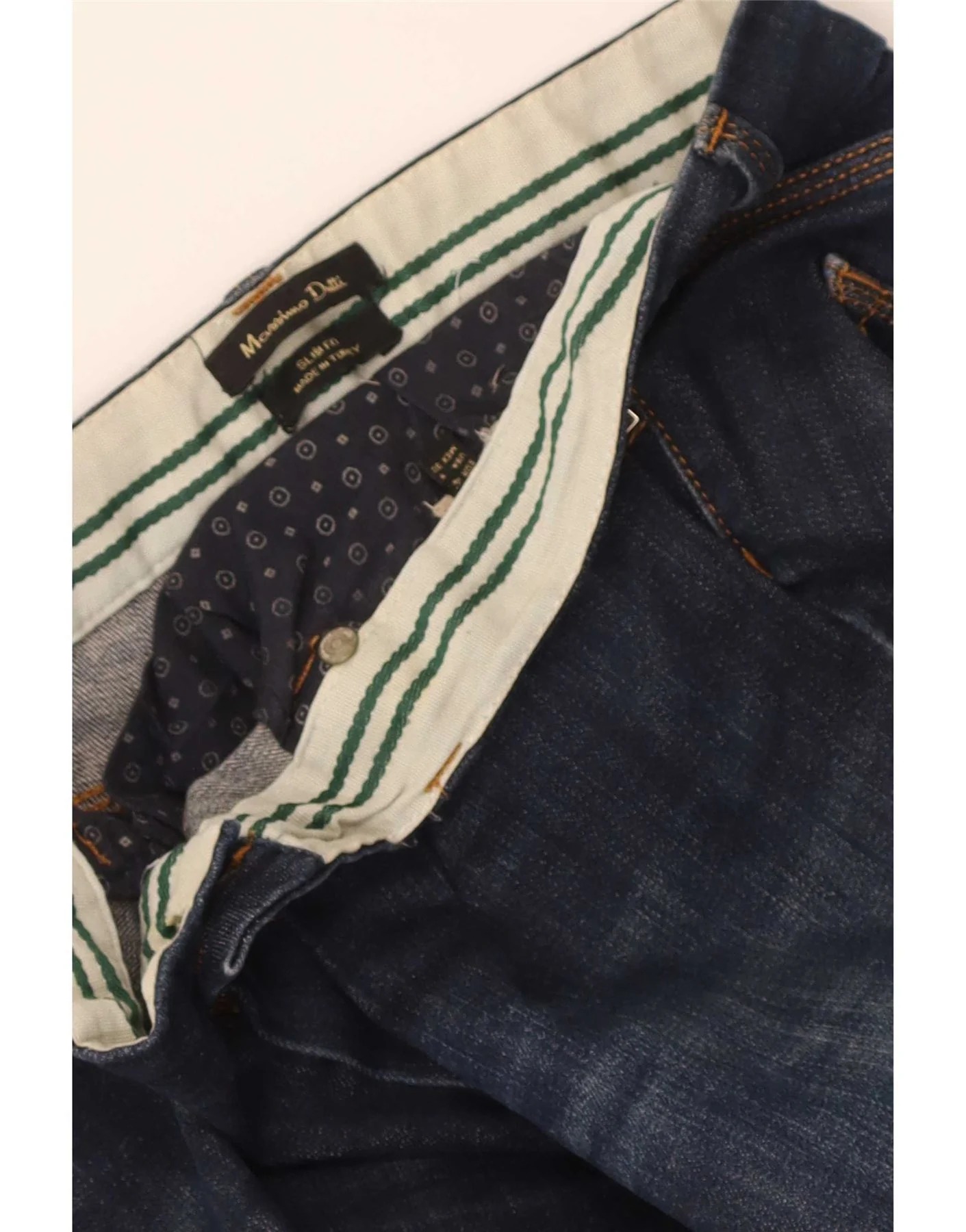 Massimo Dutti Womens Slim Jeans W30 L31 Navy Blue - Image 4