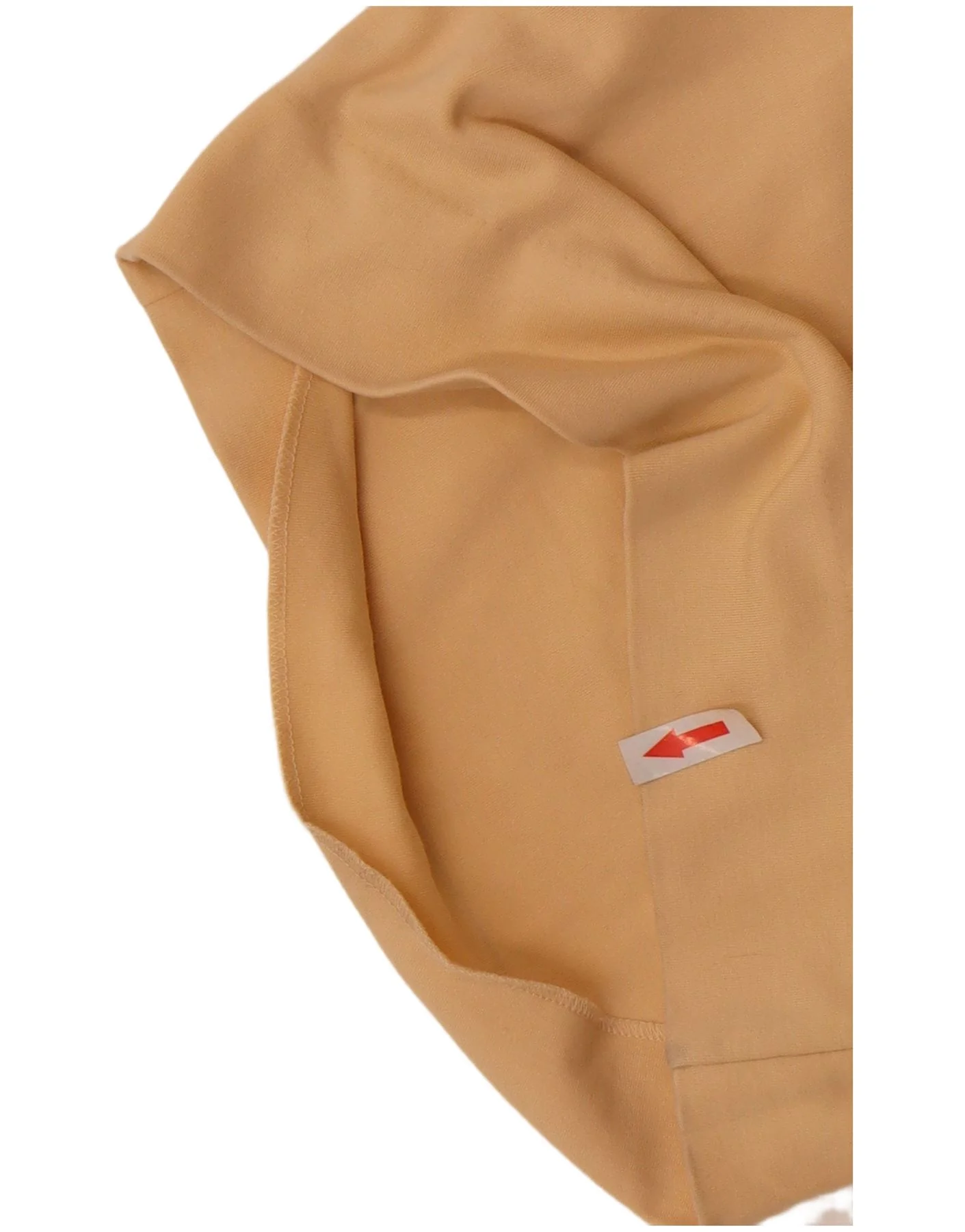 Massimo Dutti Womens Wide Leg Casual Trousers Small W26 L32 Beige Polyamide - Image 3