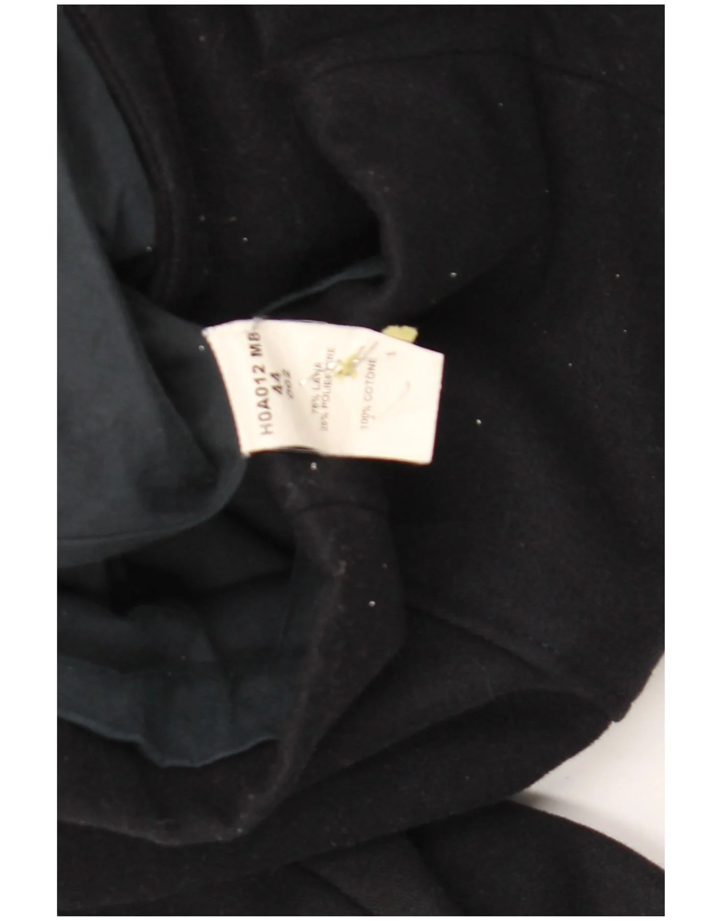 Massimo Rebecchi Womens Pea Coat IT 44 Medium Navy Blue Wool - Image 5