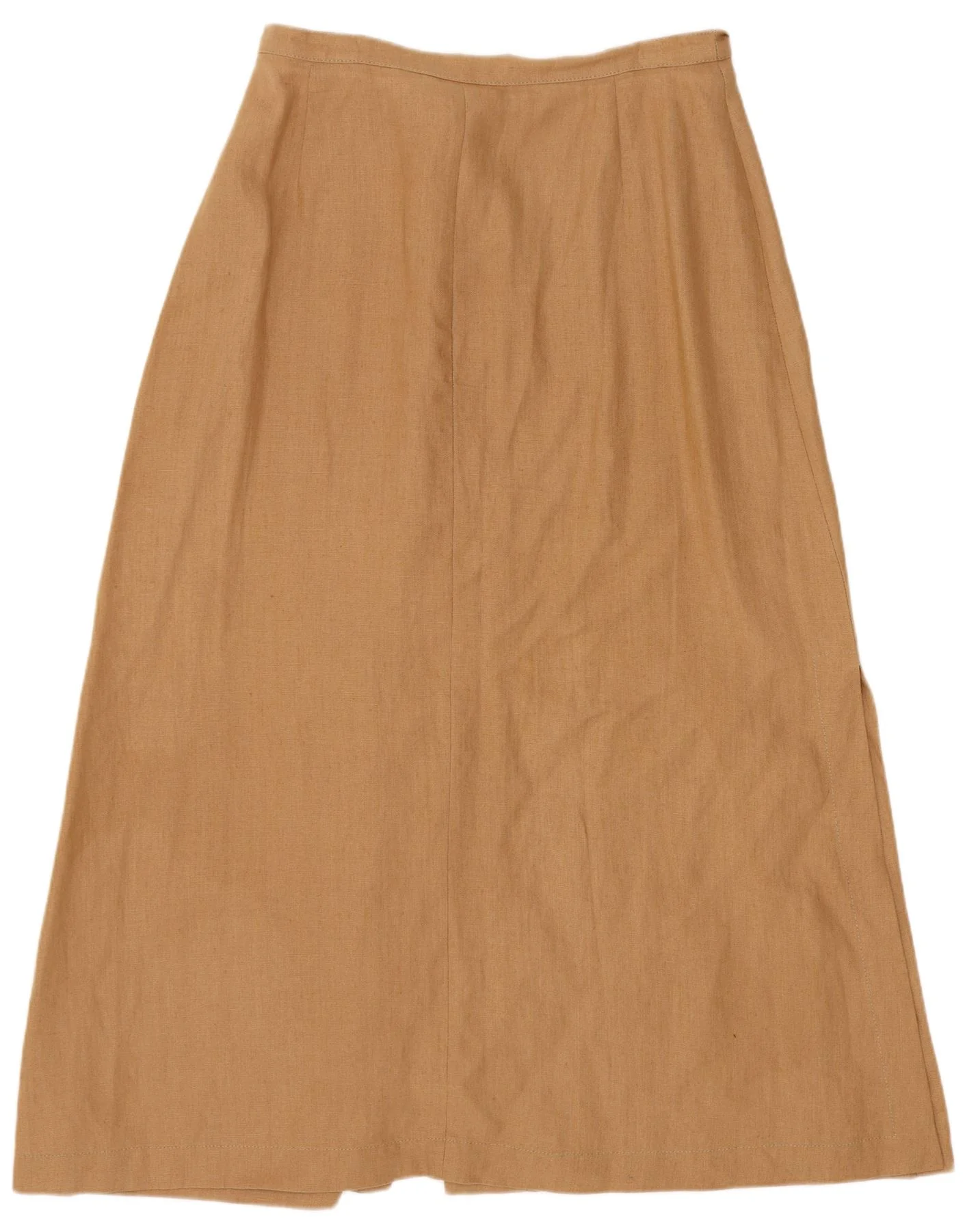 Max Mara Womens Wrap Skirt UK 16 Large W30 Beige Linen - Image 2
